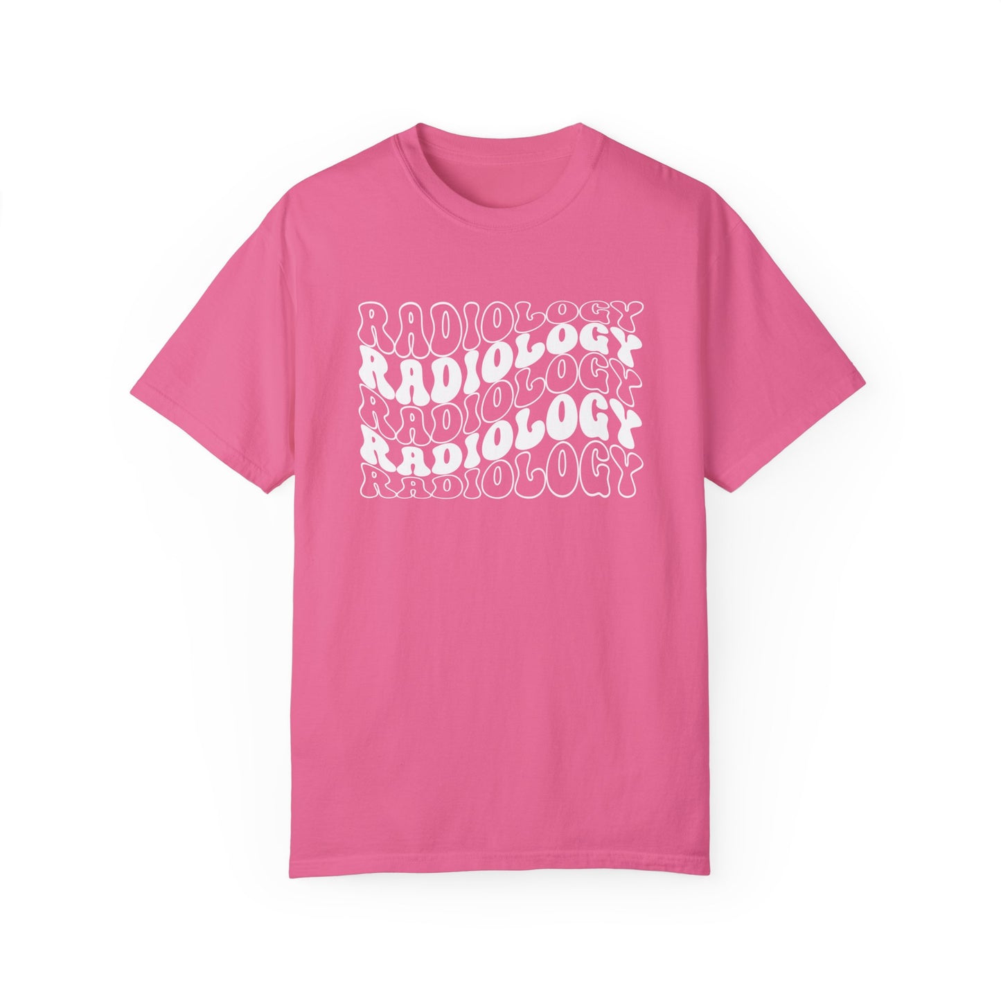 Groovy White Comfort Colors Radiology Tee