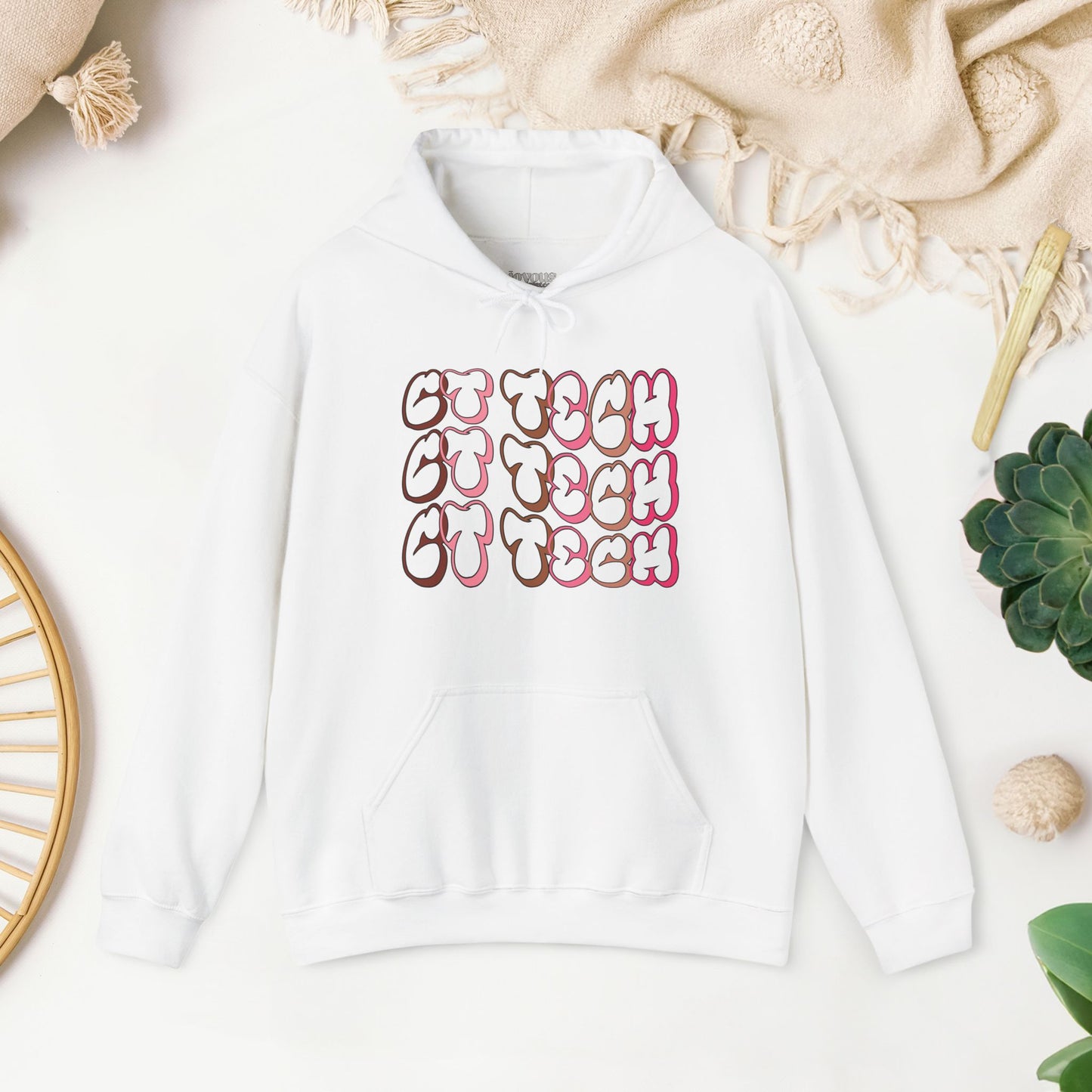 Groovy Pink CT Tech Hoodie - CT Technologist Hoodie