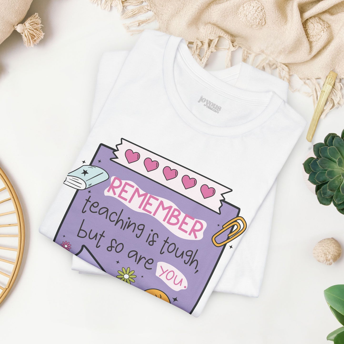 Trendy Motivational Teacher Soft Cotton Tee