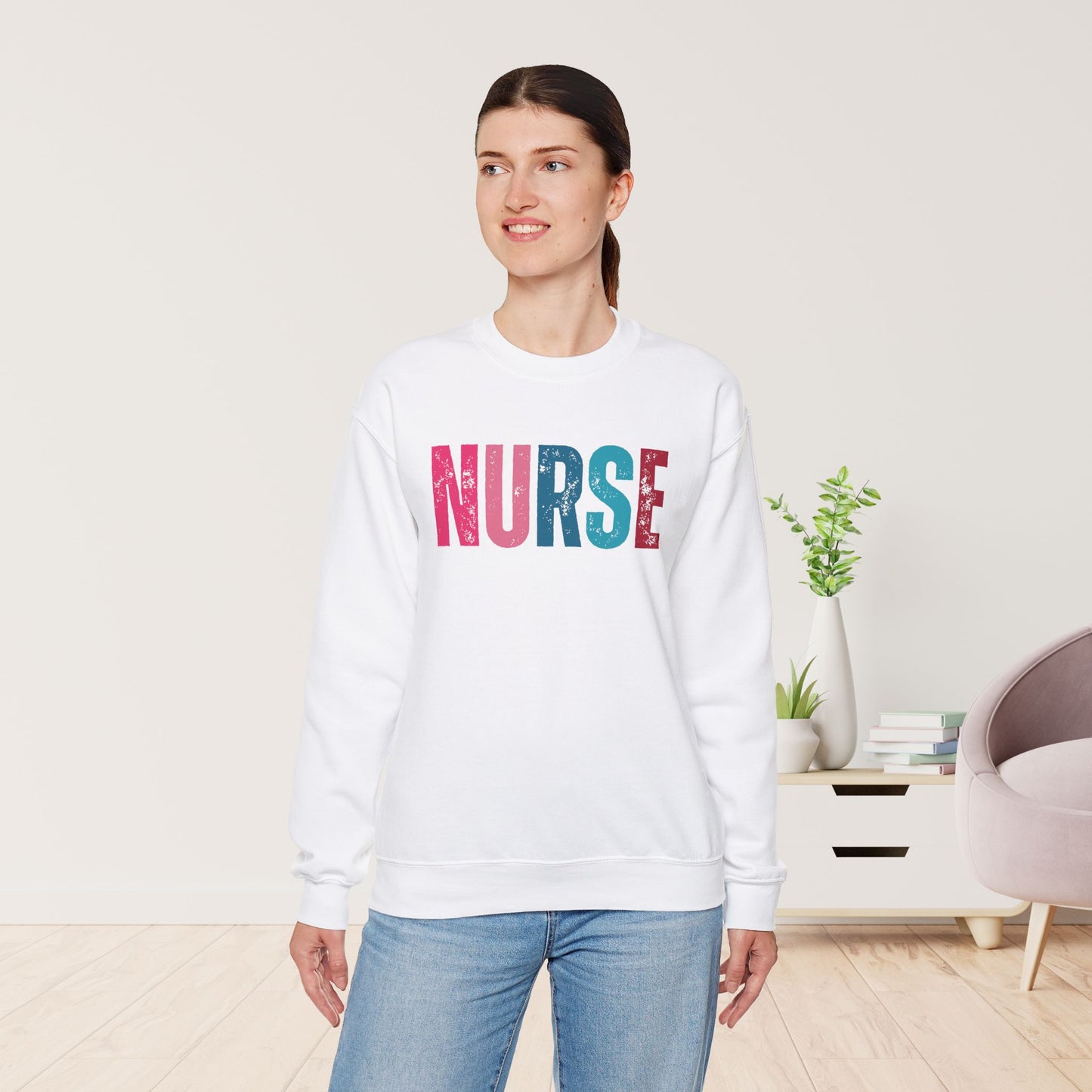 Trendy Nurse Sweatshirt for Registered Nurse