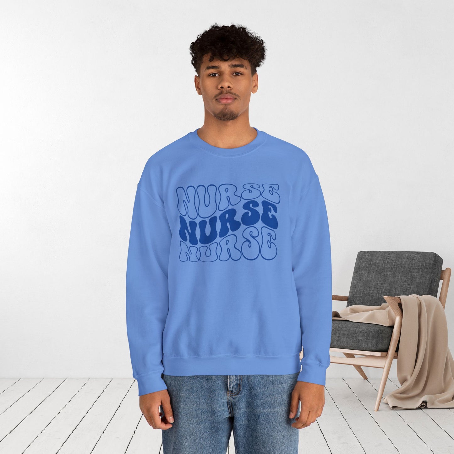 Groovy Nurse Sweatshirt - Registered Nurse Sweatshirt