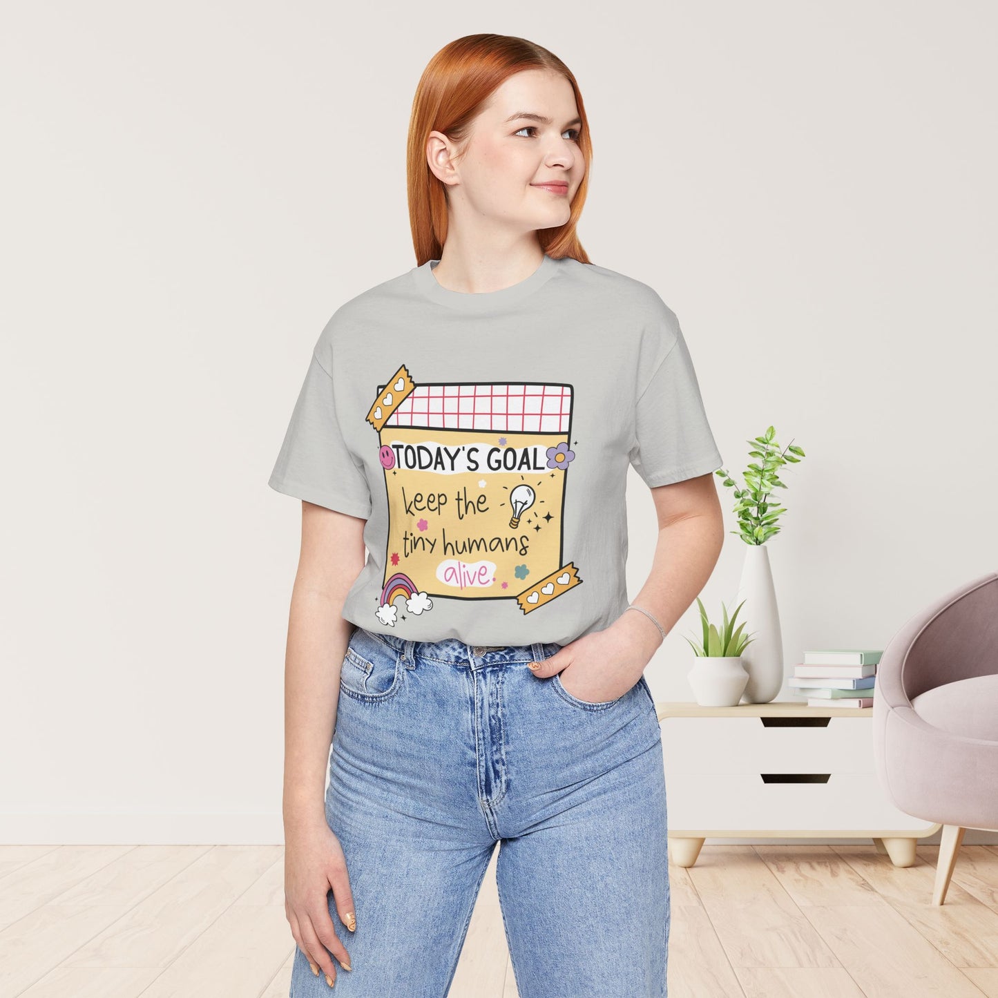 Trendy Motivational Teacher Soft Cotton Tee