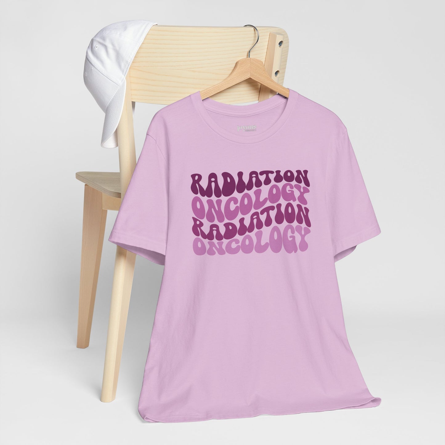 Purple Groovy Radiation Oncology Soft Cotton Tee