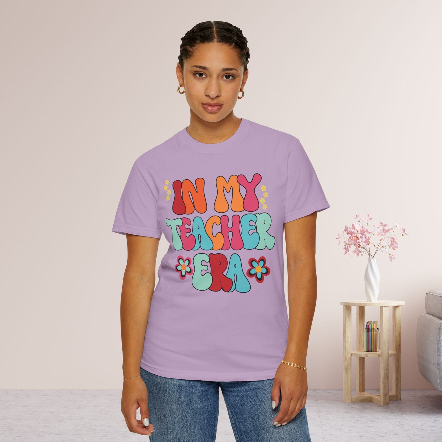 In My Teacher Era Comfort Colors Teacher Shirt