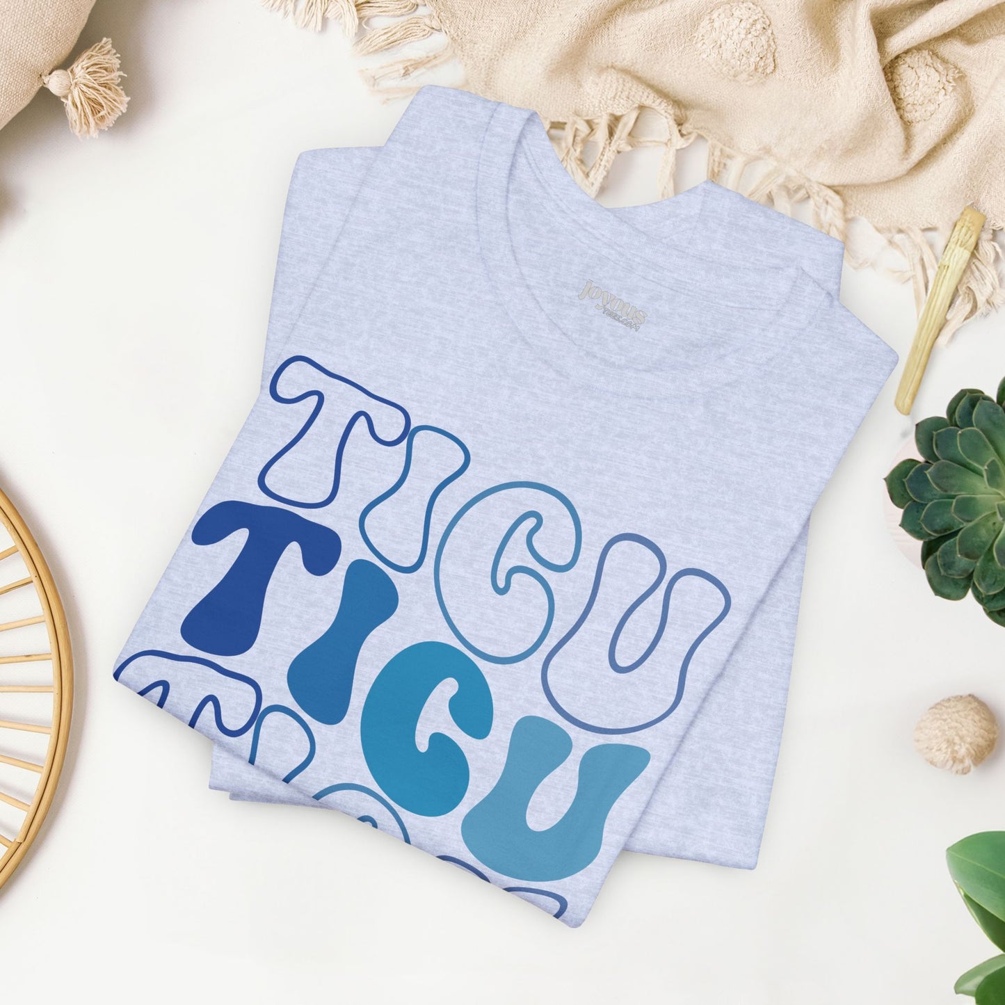 Groovy Blue TICU Shirt - Trauma ICU Nurse Soft Cotton Tee