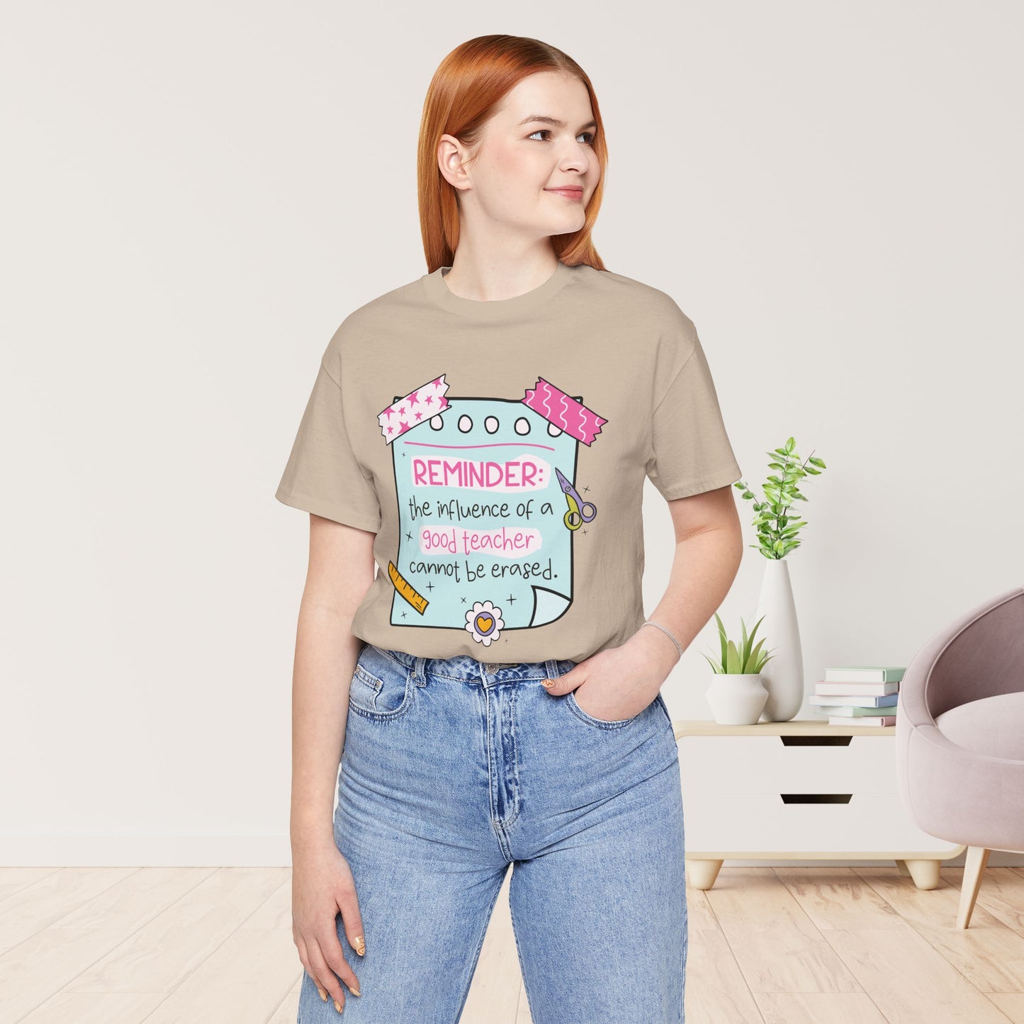 Trendy Motivational Teacher Soft Cotton Tee