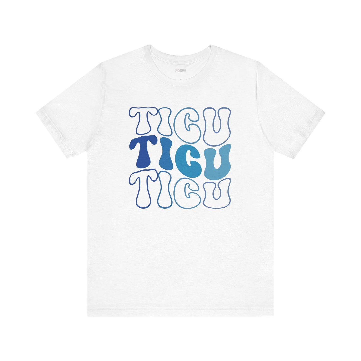 Groovy Blue TICU Shirt - Trauma ICU Nurse Soft Cotton Tee