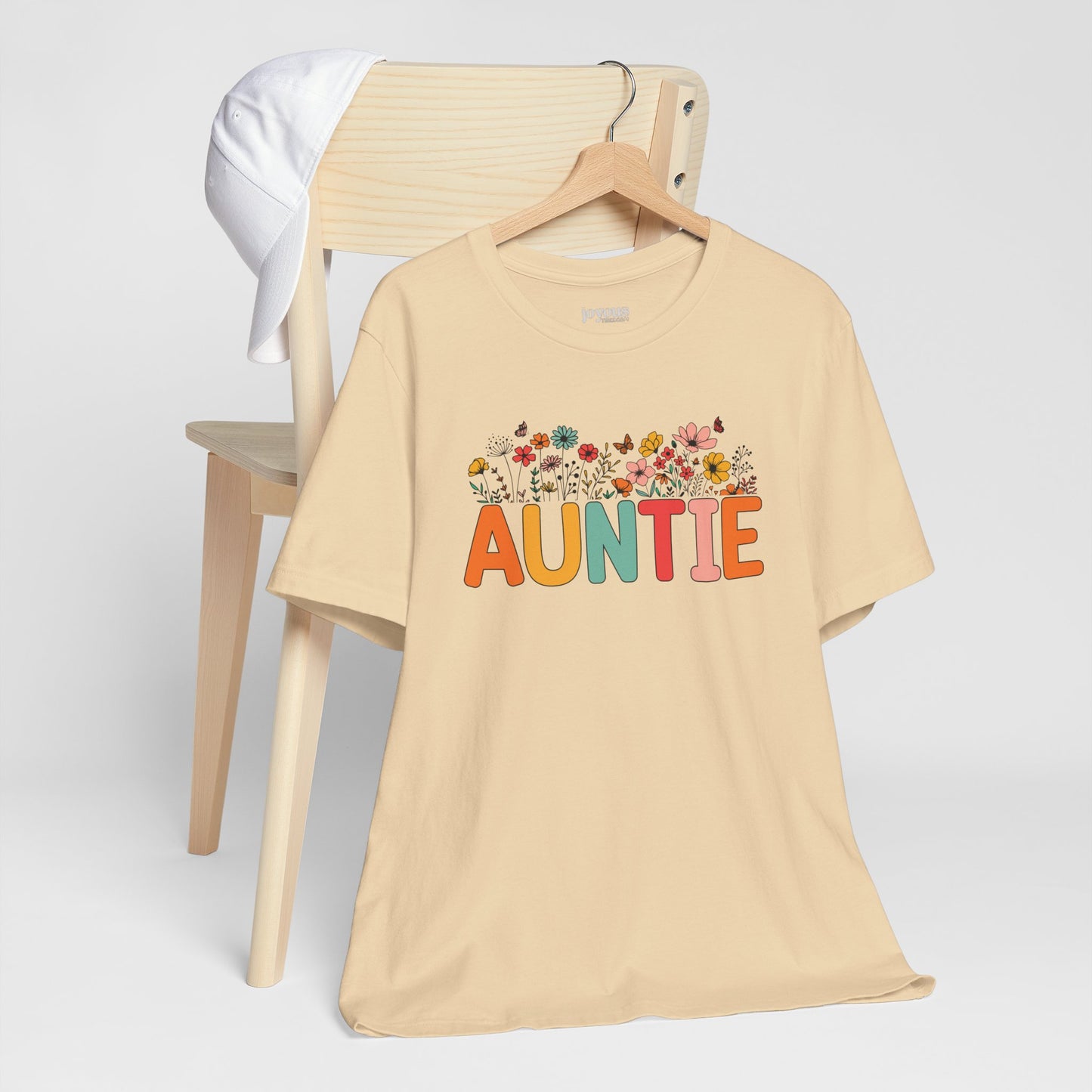 Spring Floral Auntie Soft Cotton Tee