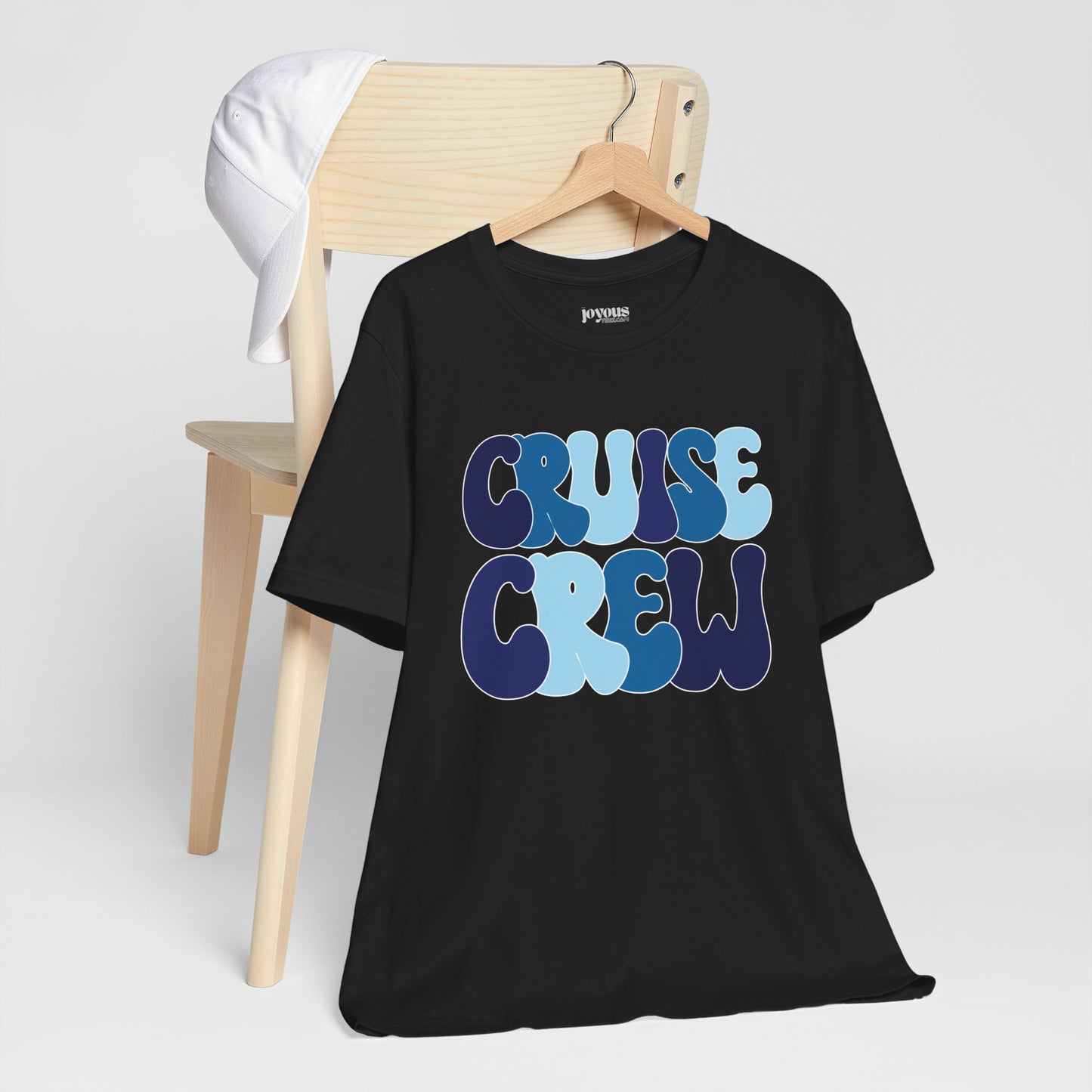 Blue Cruise Crew Shirt - Family Cruise Vacation Soft Cotton Tee