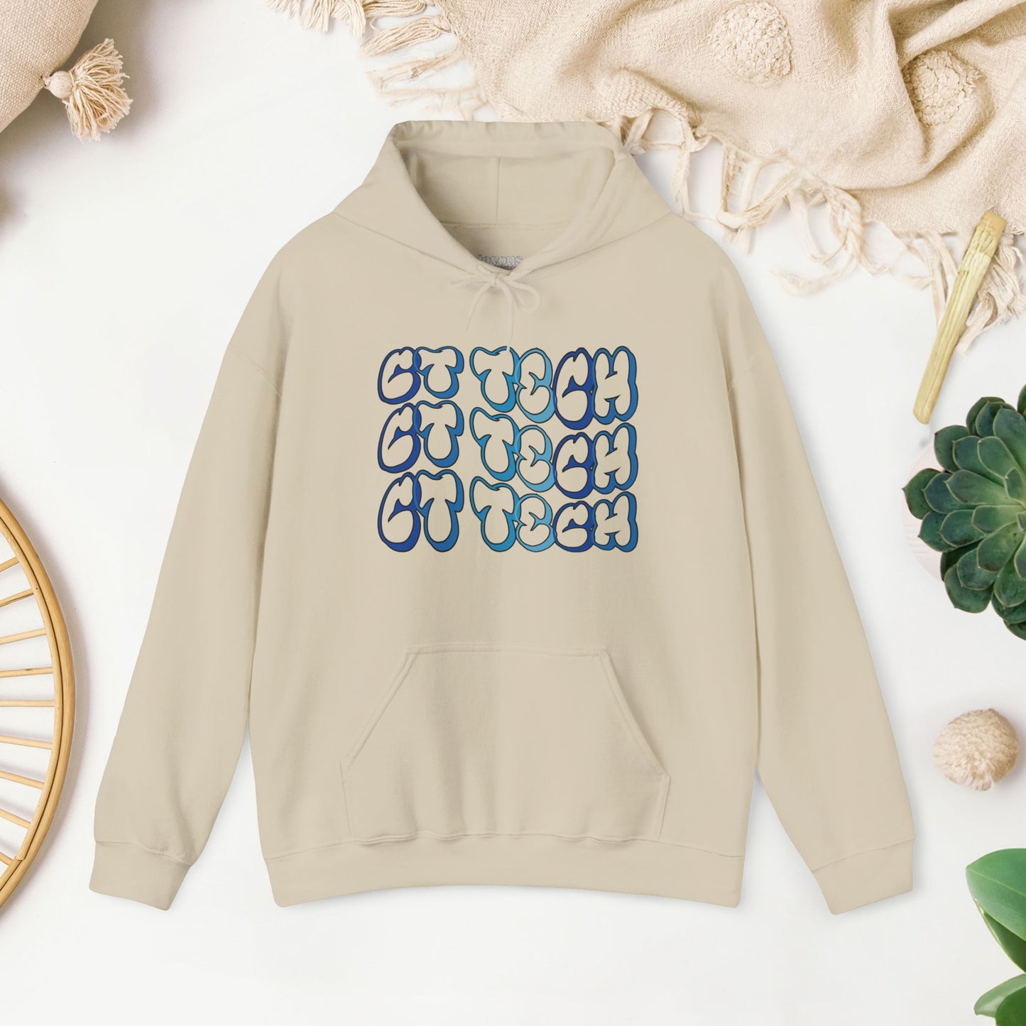 Groovy Blue CT Tech Hoodie - CT Technologist Hoodie