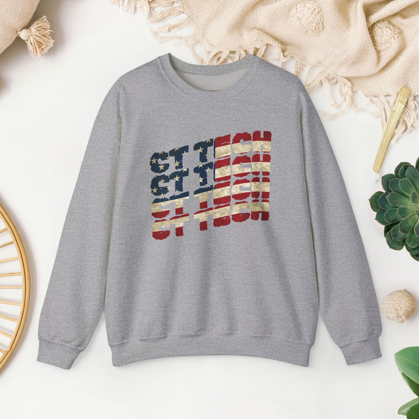 USA Flag CT Tech Sweatshirt - 4th of July CT Technologist Sweater