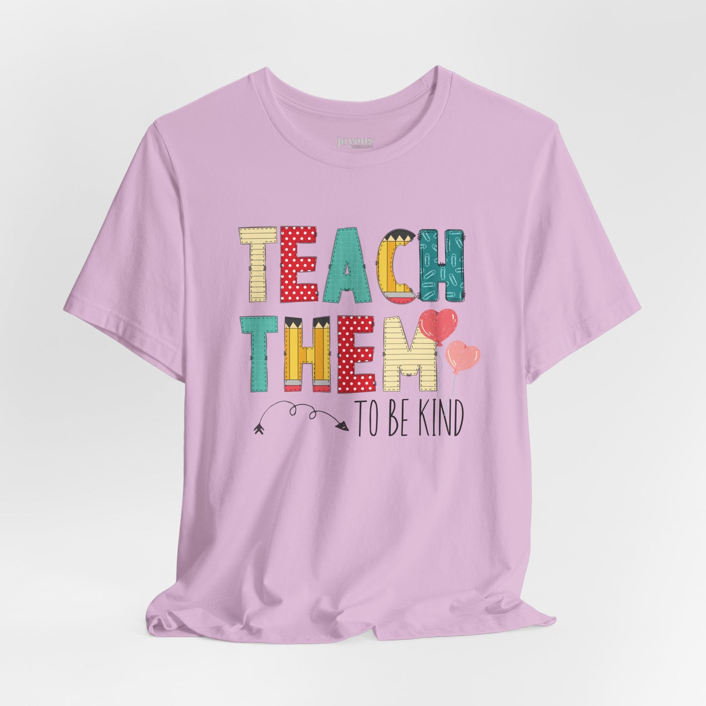 Teach Them to Be Kind Teacher Soft Cotton Tee