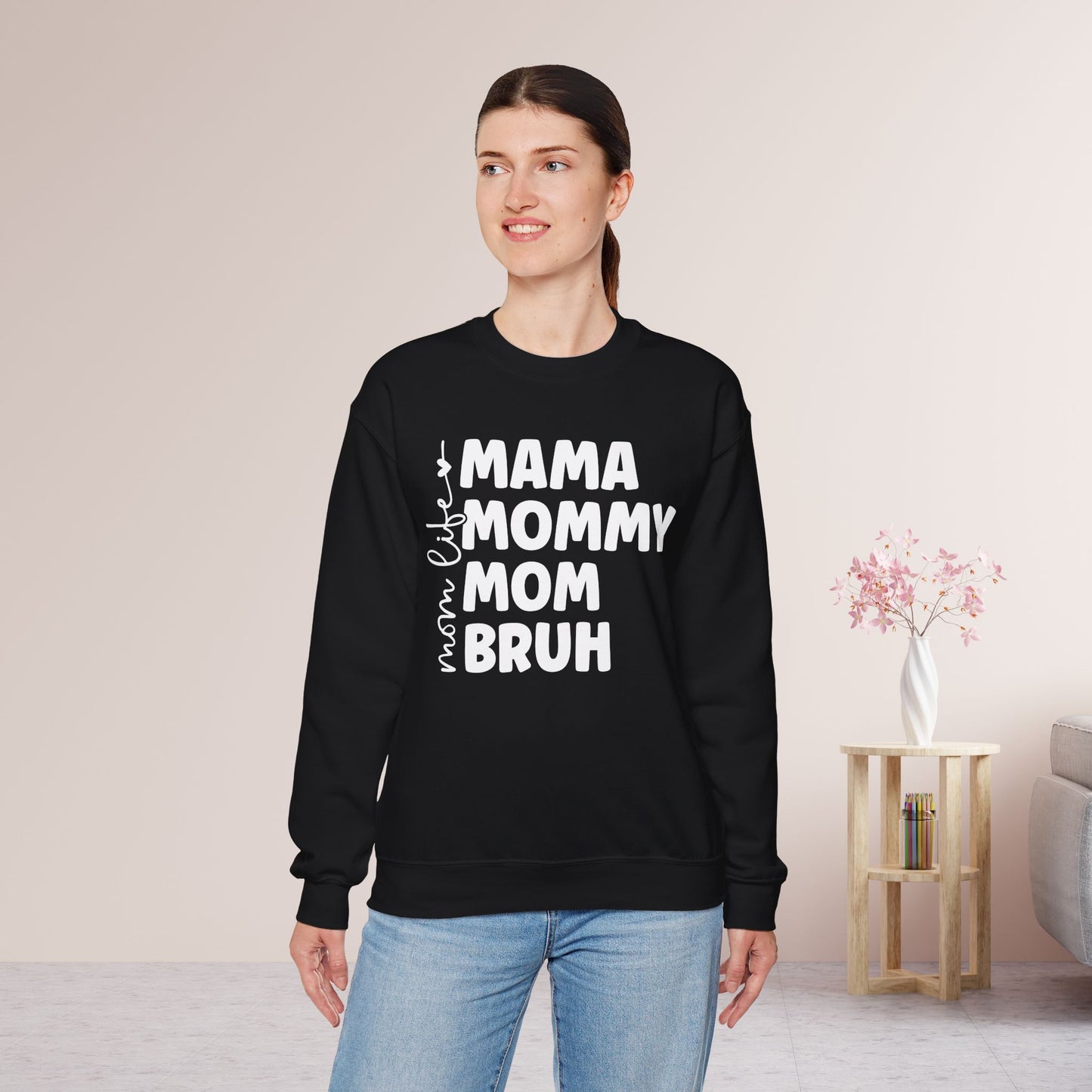 Mom Life Sweatshirt - Mama Crewneck Pullover