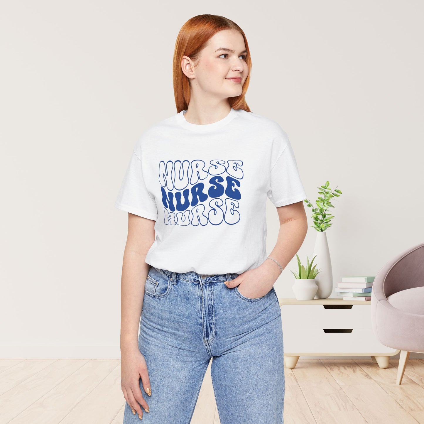 Groovy Nurse Shirt - Registered Nurse Soft Cotton Tee