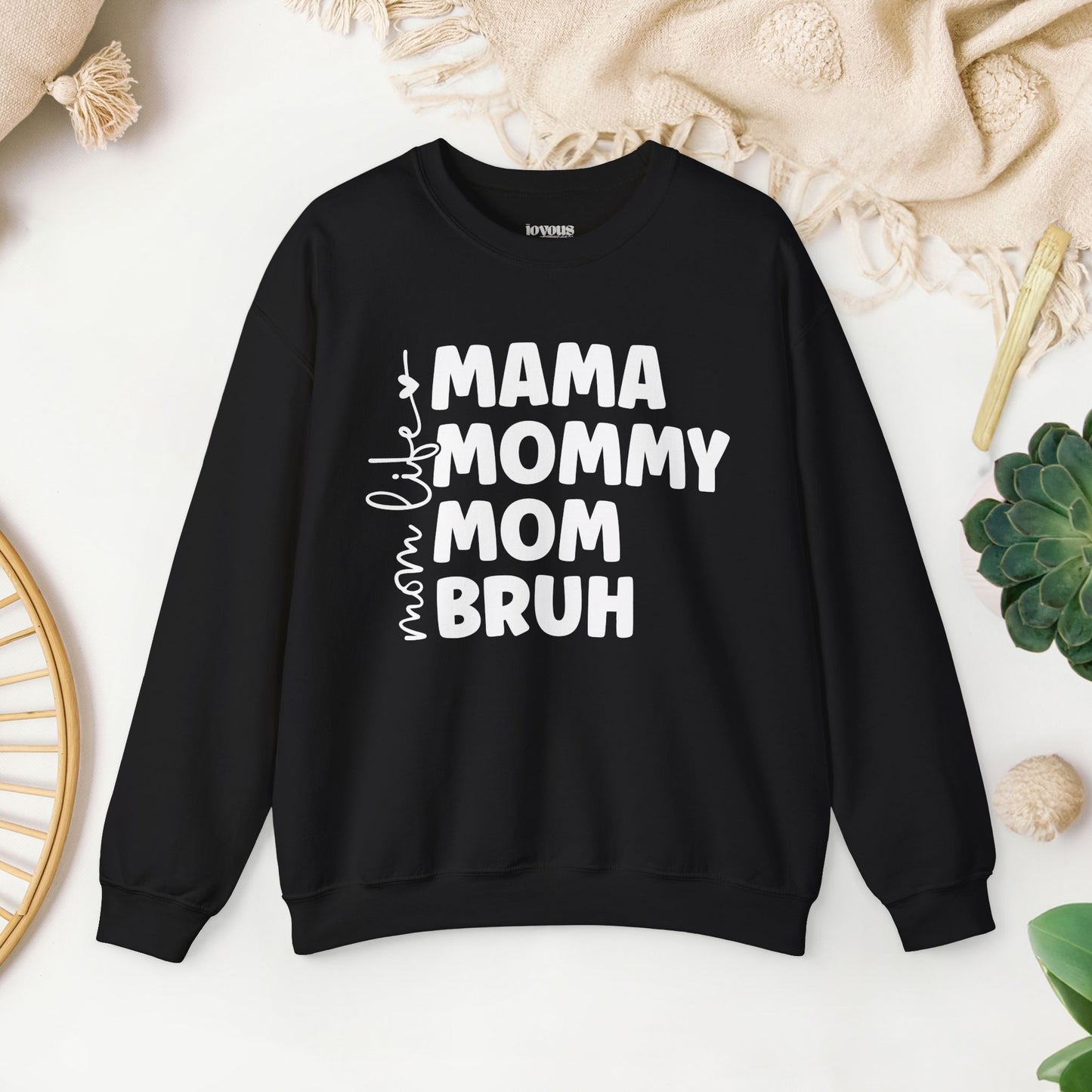 Mom Life Sweatshirt - Mama Crewneck Pullover