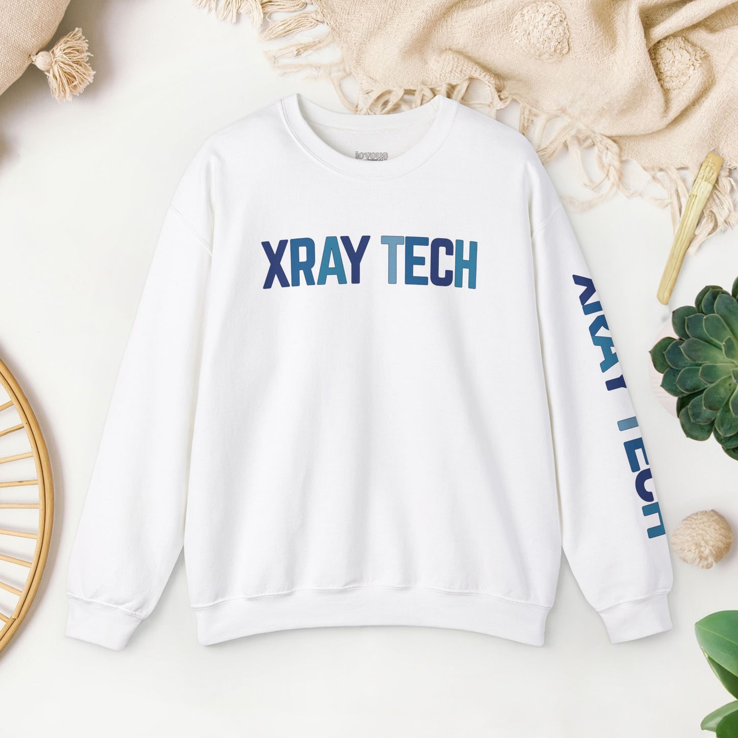 Unisex Blue Xray Tech Sweatshirt
