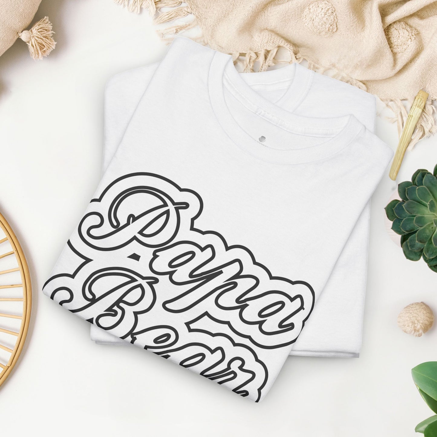 Papa Bear Heavy Cotton Tee - Gift for Dad for Father's Day