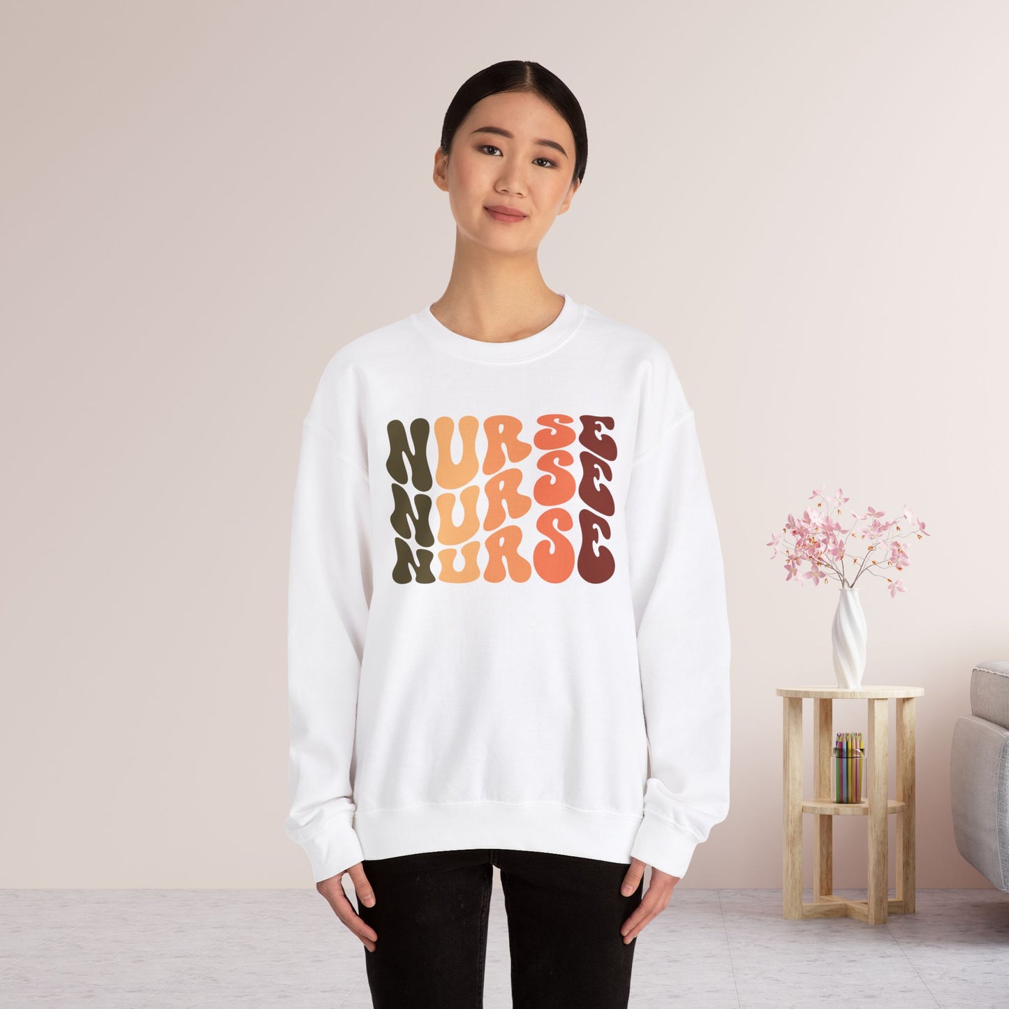 Groovy Registered Nurse Sweatshirt