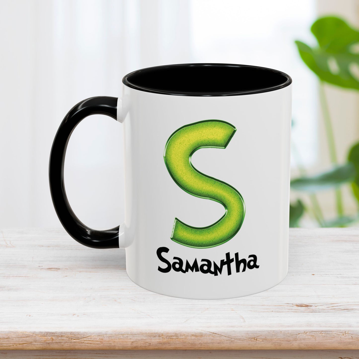 Custom Name Initial Grinch Letter Mug - Personalized Christmas Gifts - Grinch Mug A-Z