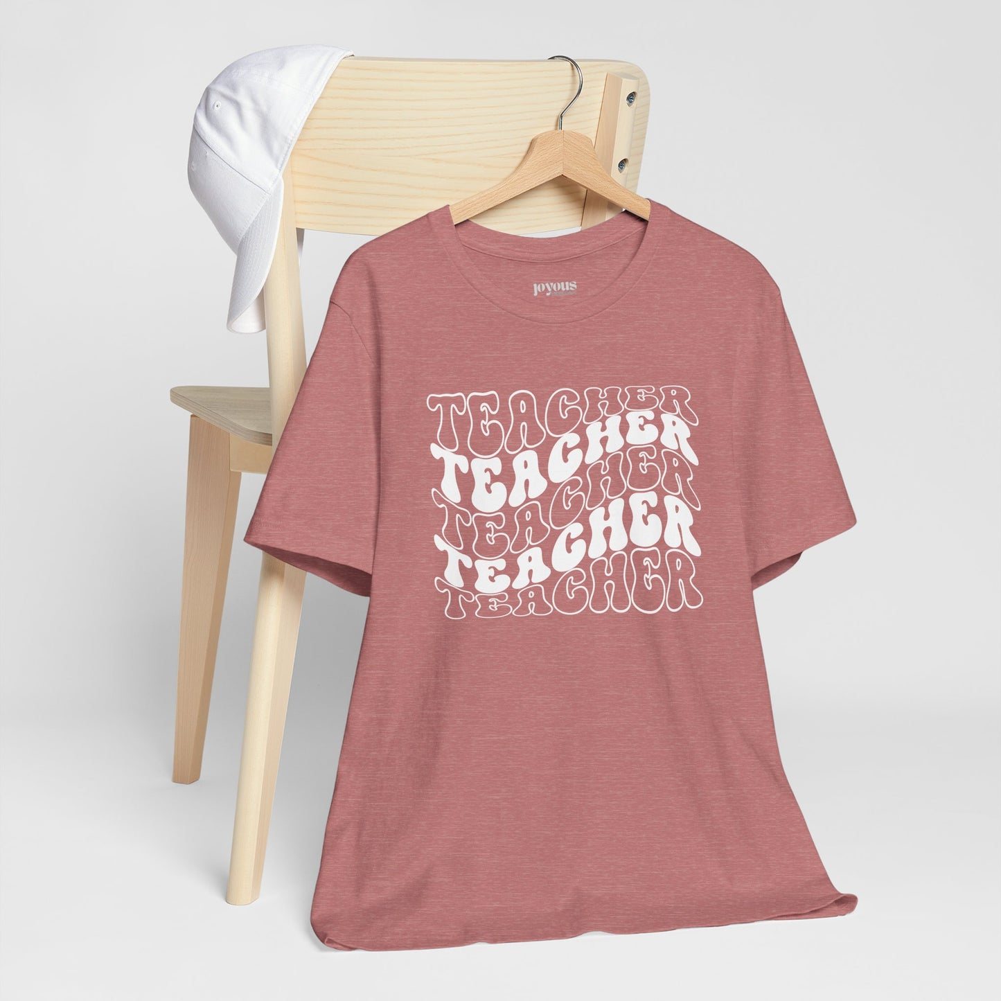 Groovy Teacher Soft Cotton Tee for School Teachers