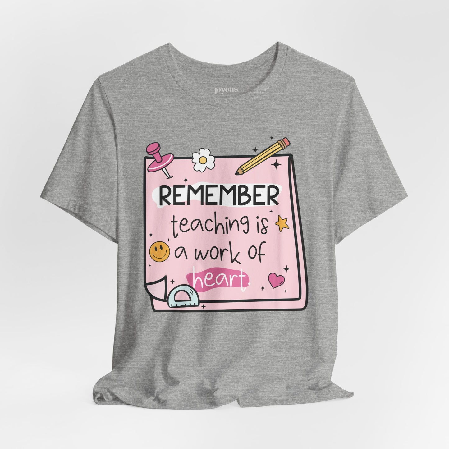 Trendy Motivational Teacher Soft Cotton Tee