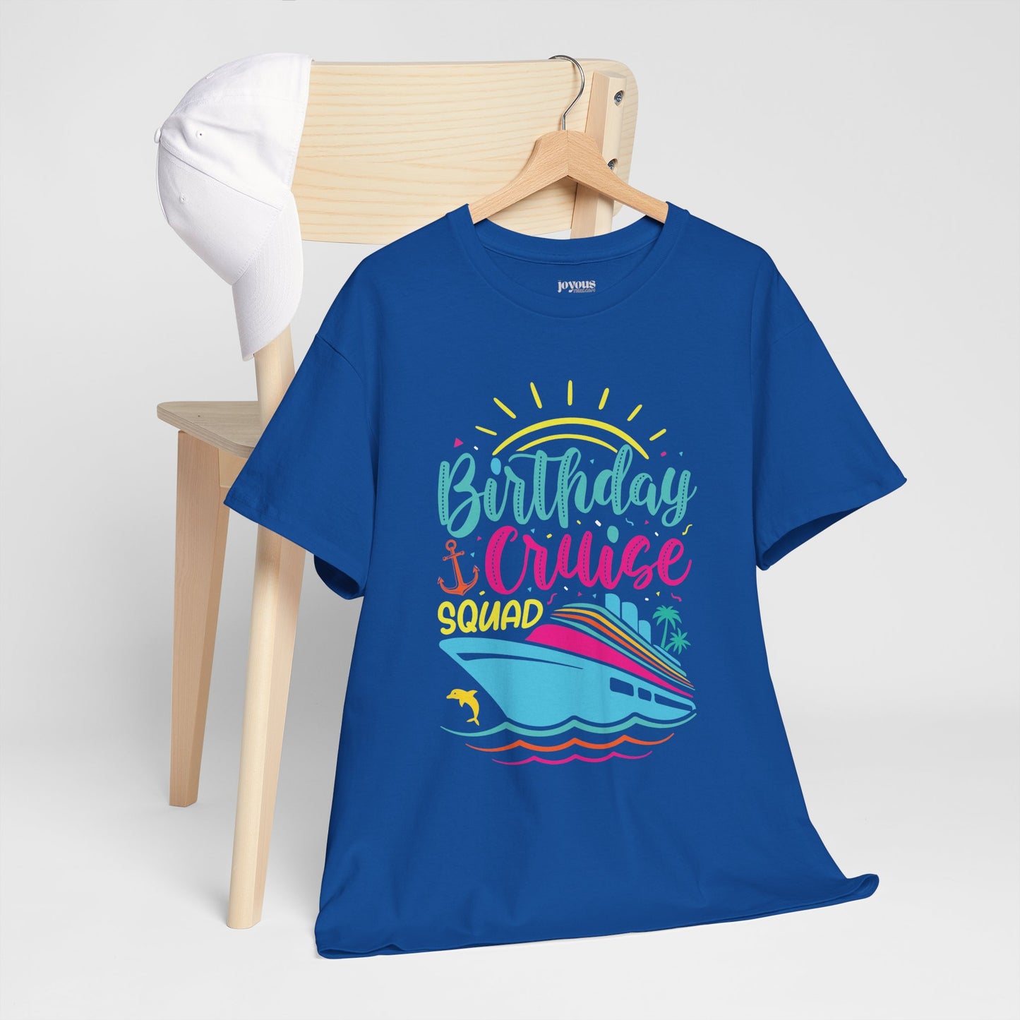 Birthday Cruise Squad Shirt - Family Cruise Vacation Heavy Cotton Tee