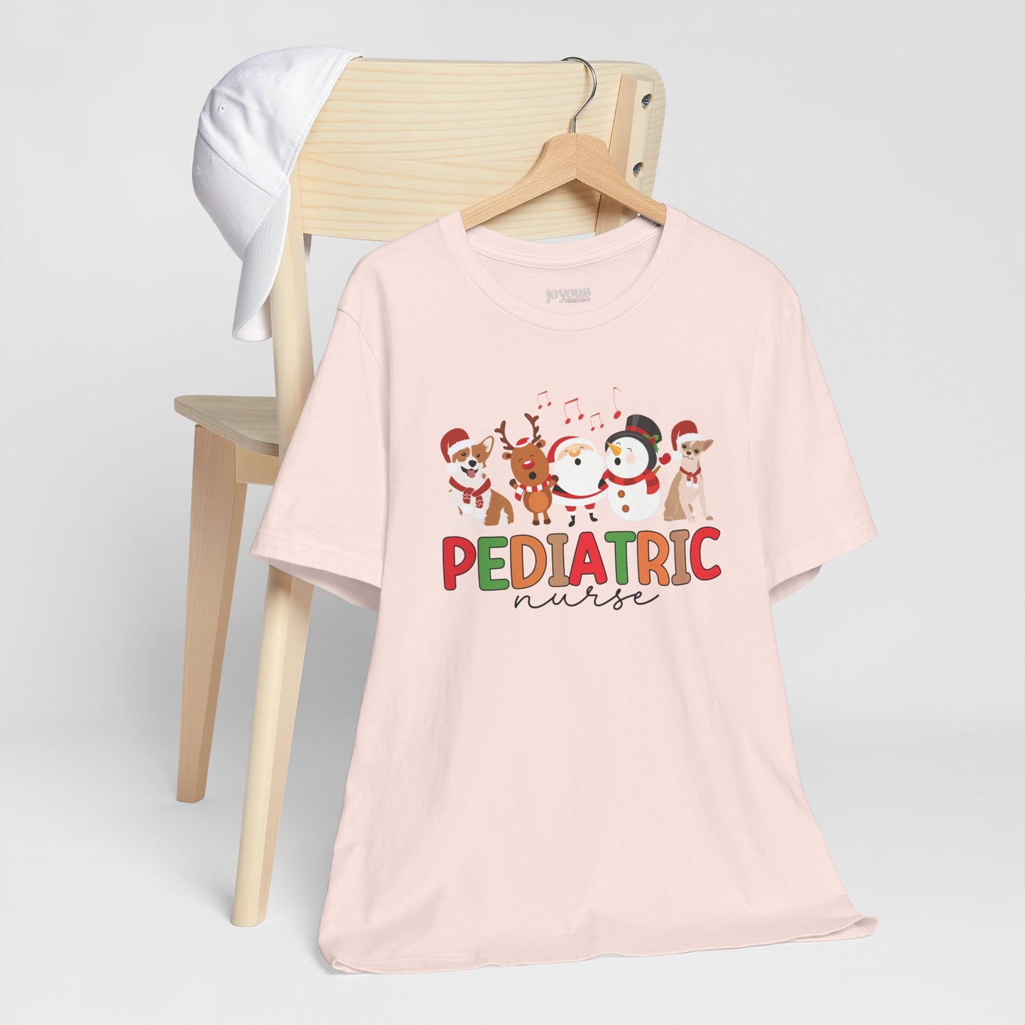 Christmas Pediatric Nurse Soft Cotton Tee