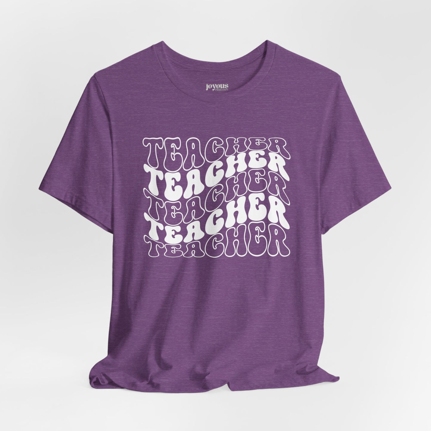 Groovy Teacher Soft Cotton Tee for School Teachers