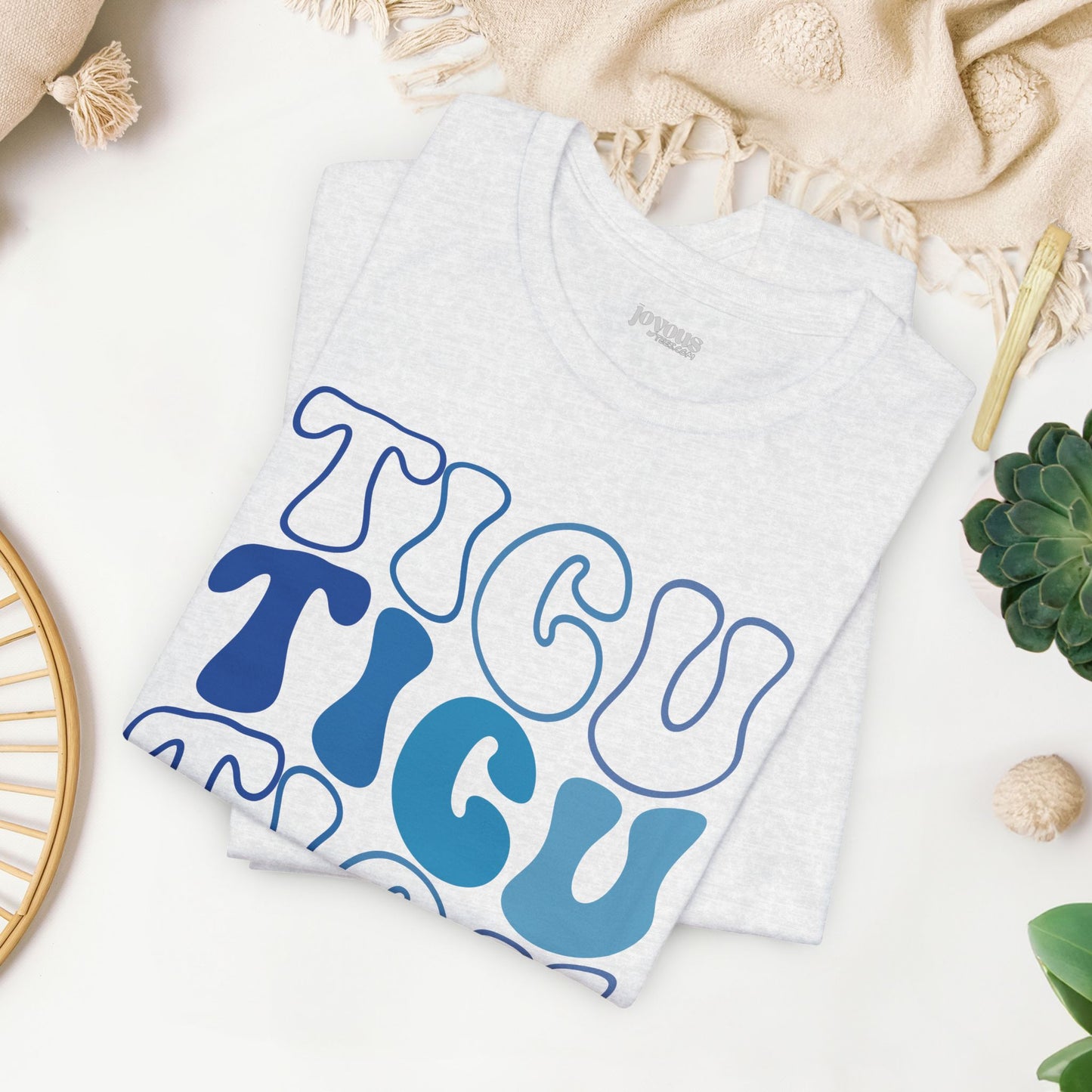 Groovy Blue TICU Shirt - Trauma ICU Nurse Soft Cotton Tee
