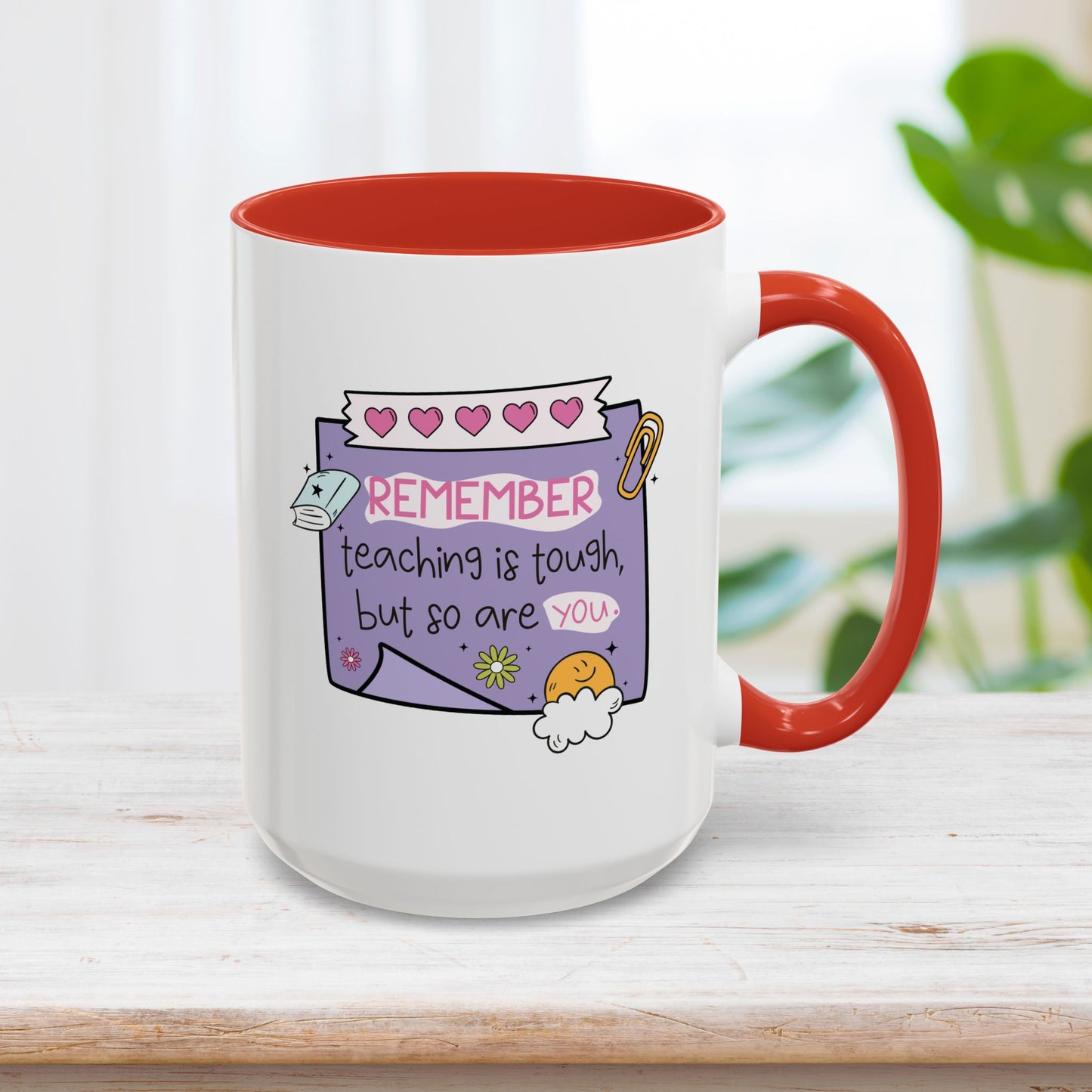 Trendy Motivational Teacher Mug