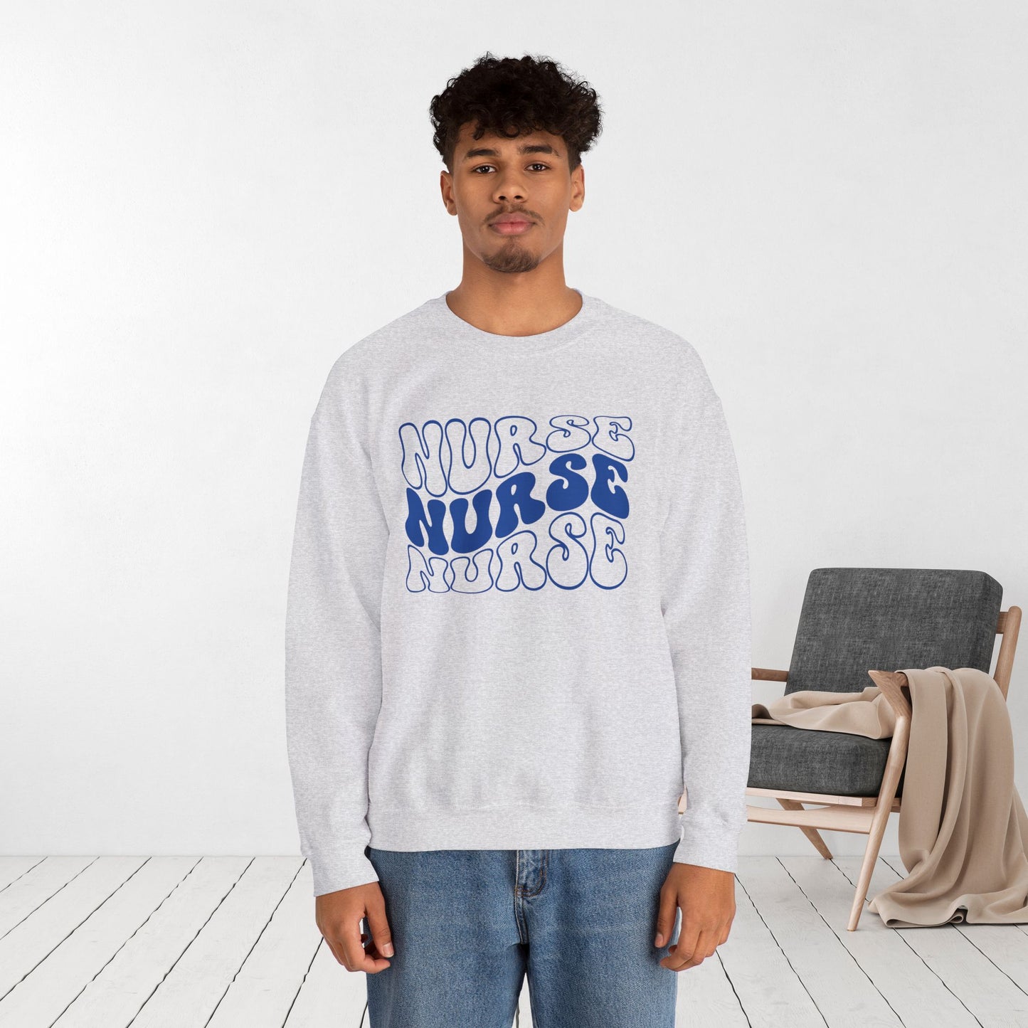 Groovy Nurse Sweatshirt - Registered Nurse Sweatshirt