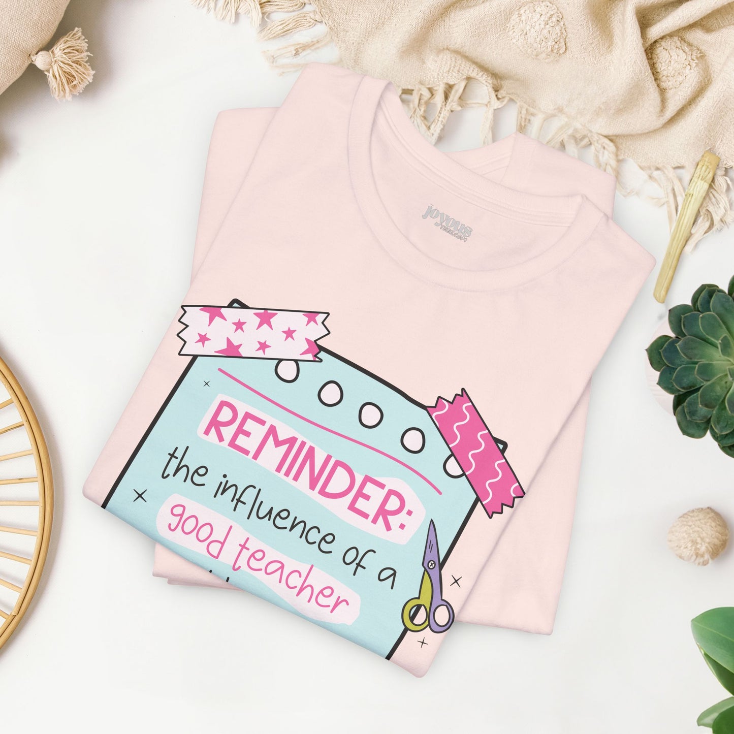 Trendy Motivational Teacher Soft Cotton Tee