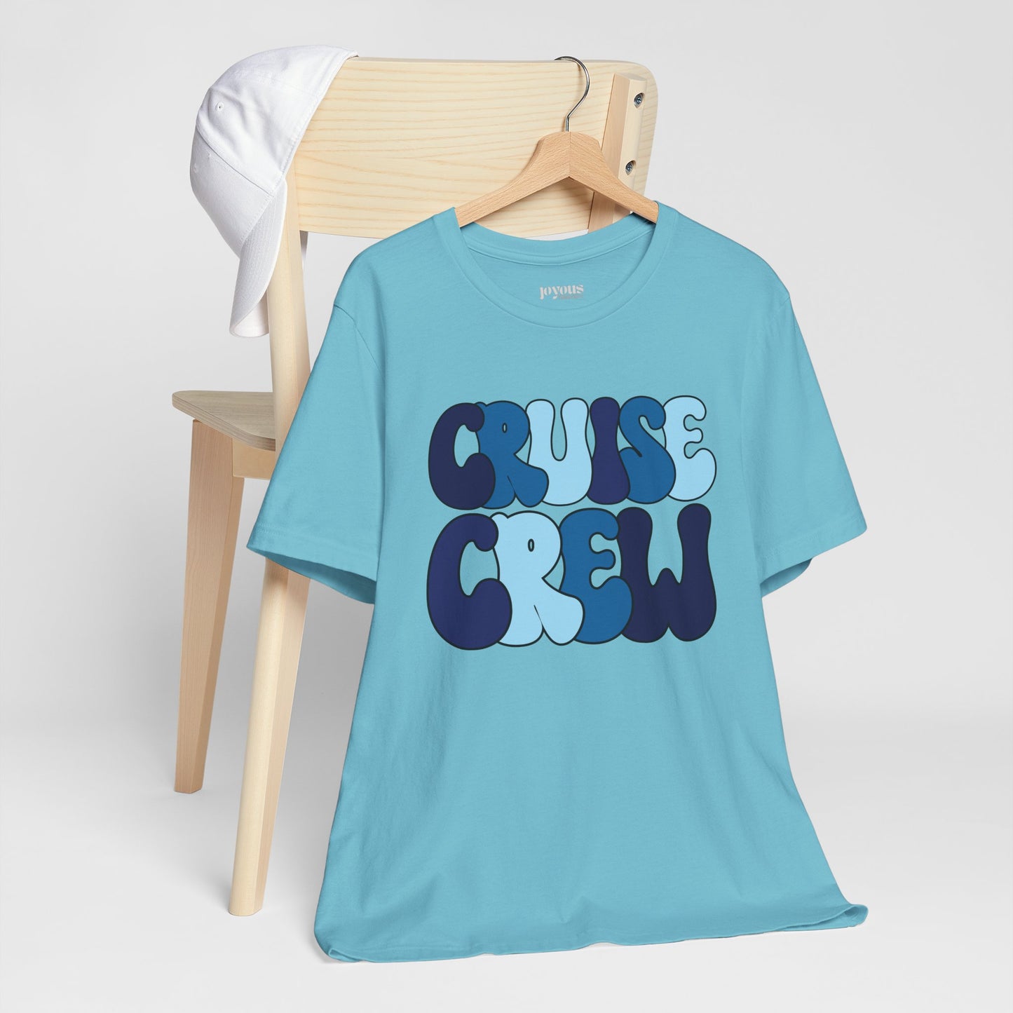 Blue Cruise Crew Shirt - Family Cruise Vacation Soft Cotton Tee
