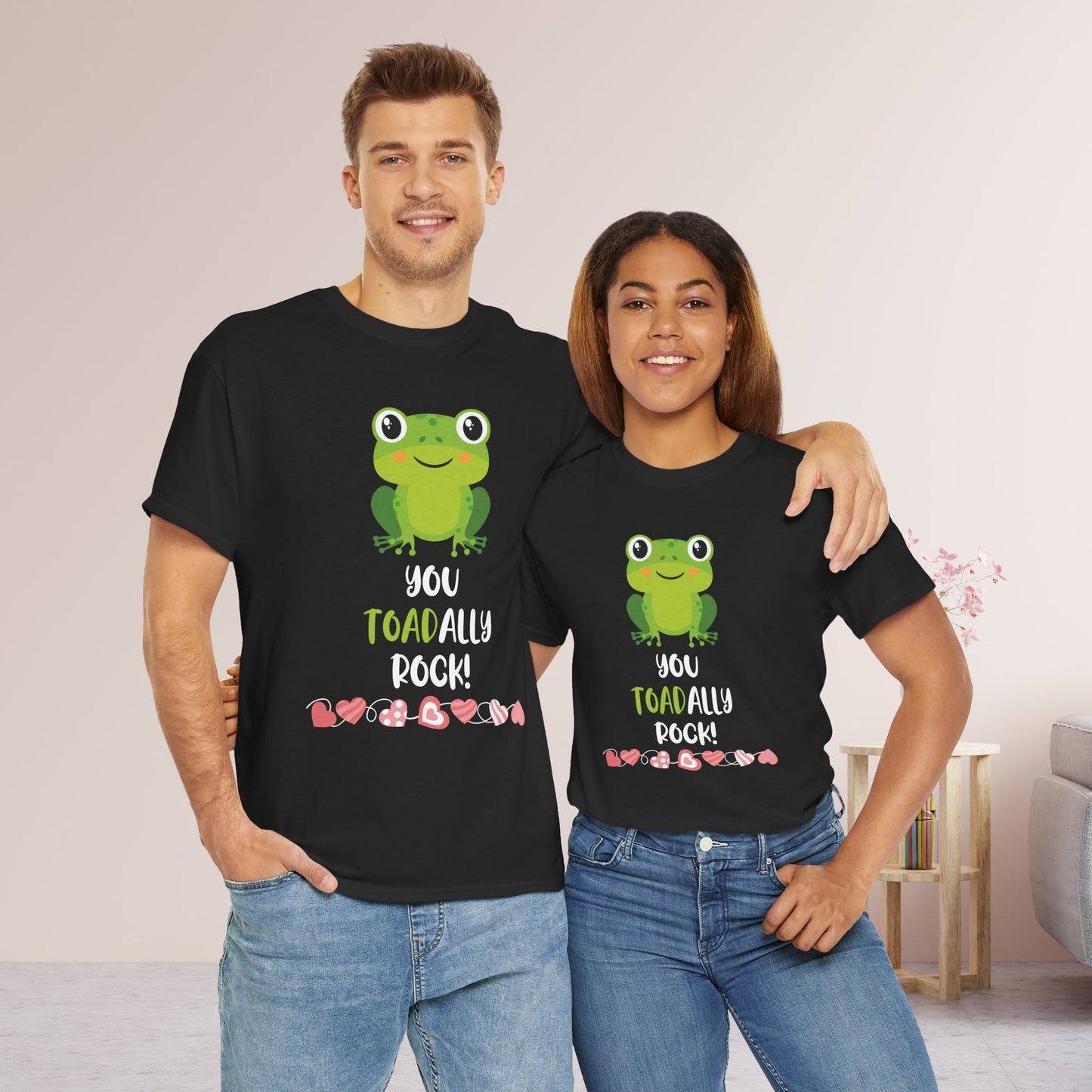 Valentine's Day Teacher Shirt - You are Toadally Rock Heavy Cotton Tee