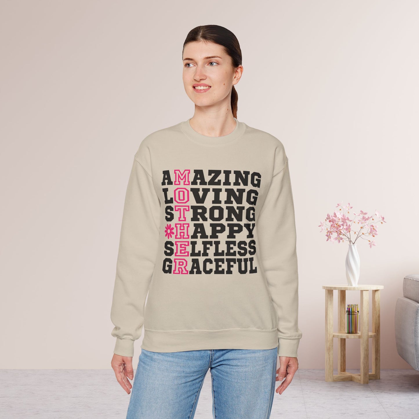 Mother Sweatshirt - Mama Sweatshirt - Mom Crewneck Pullover