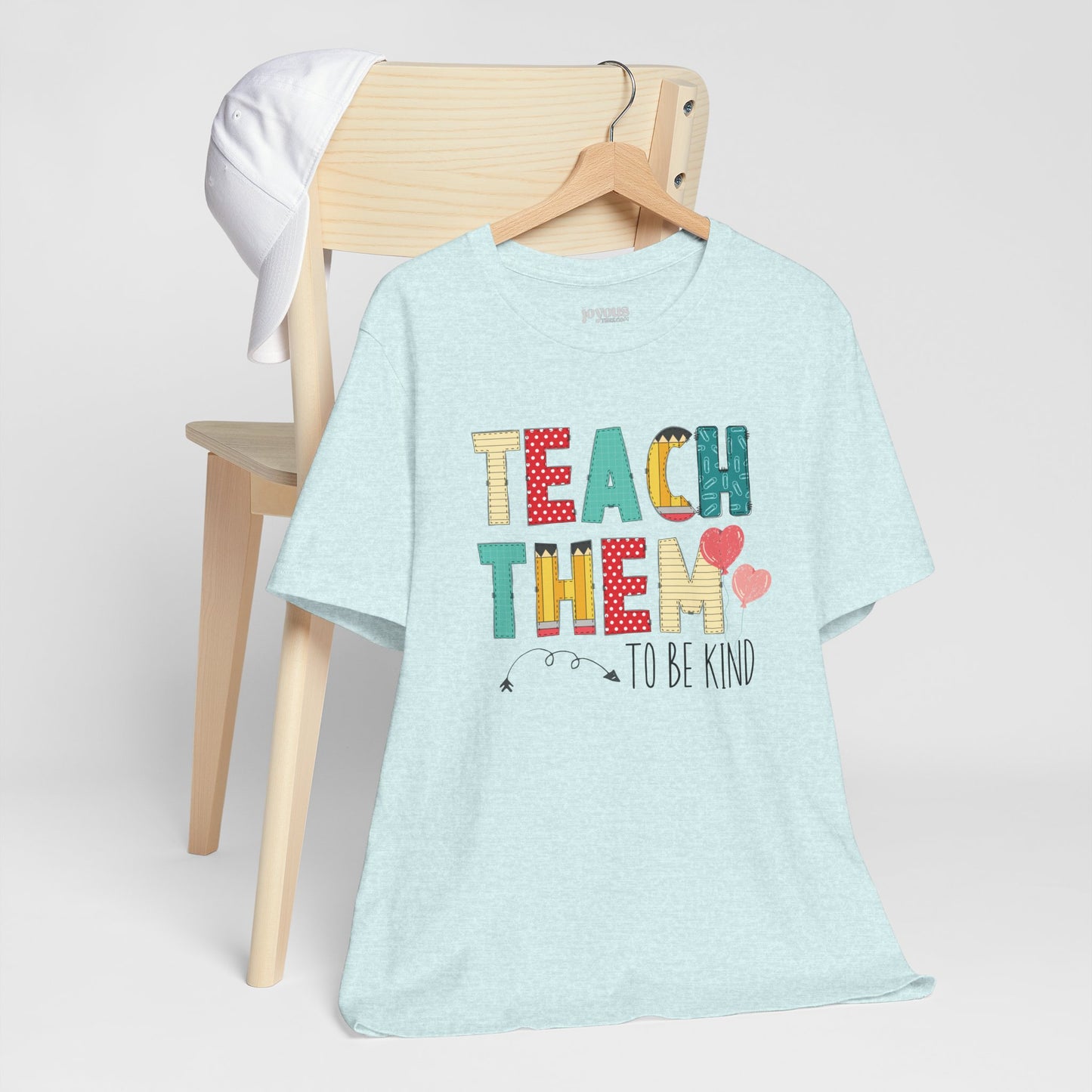 Teach Them to Be Kind Teacher Soft Cotton Tee