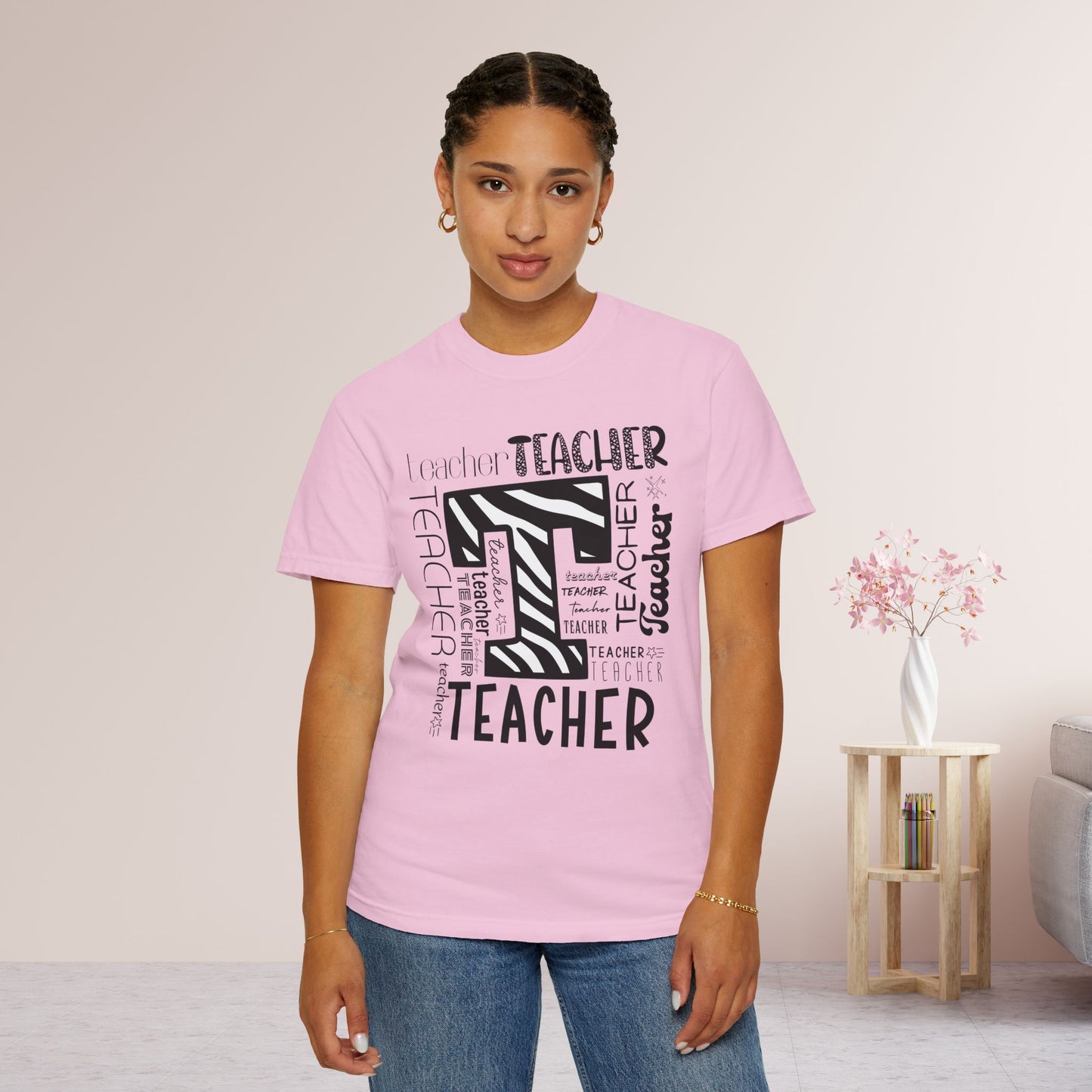 Trendy Teacher Comfort Colors Shirt