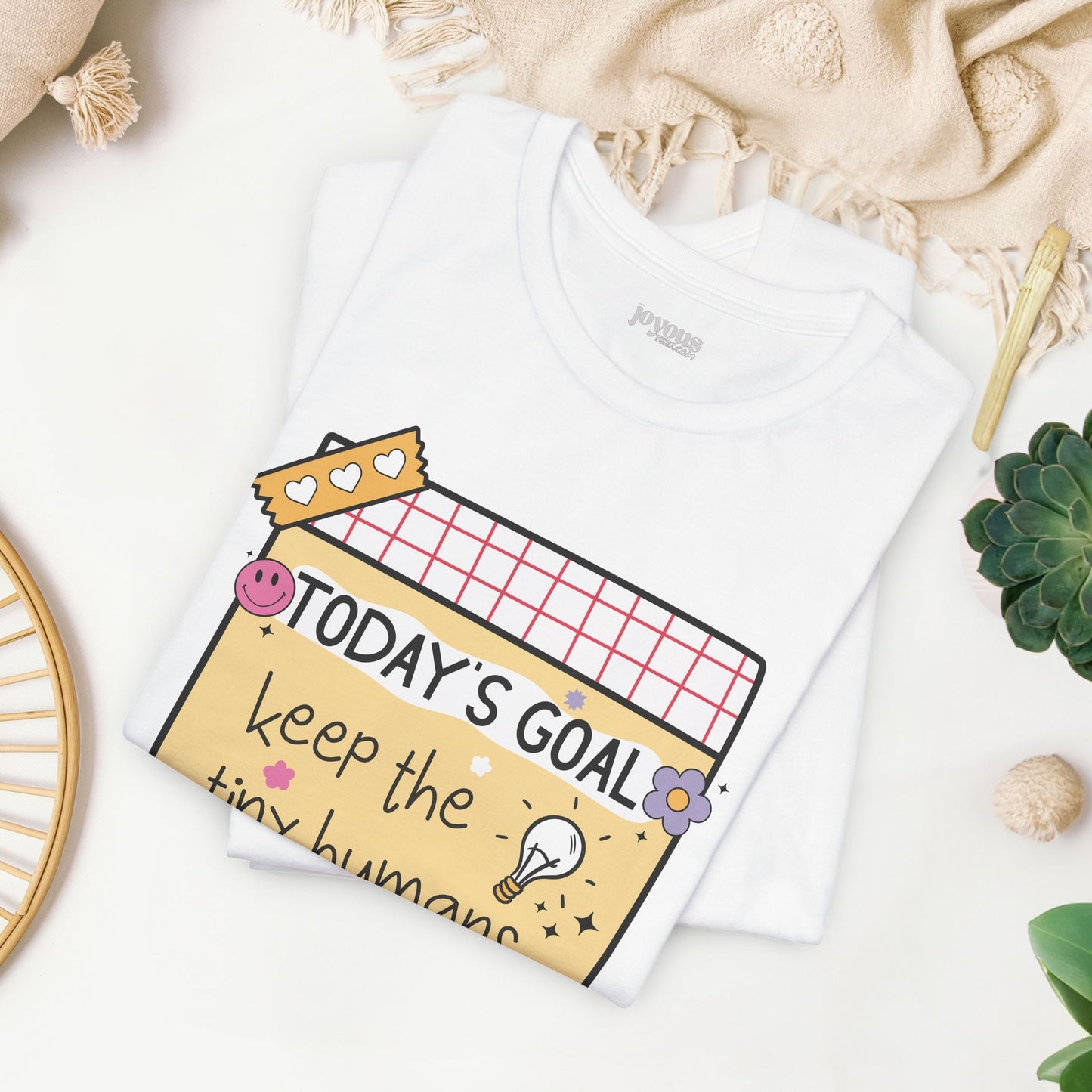Trendy Motivational Teacher Soft Cotton Tee