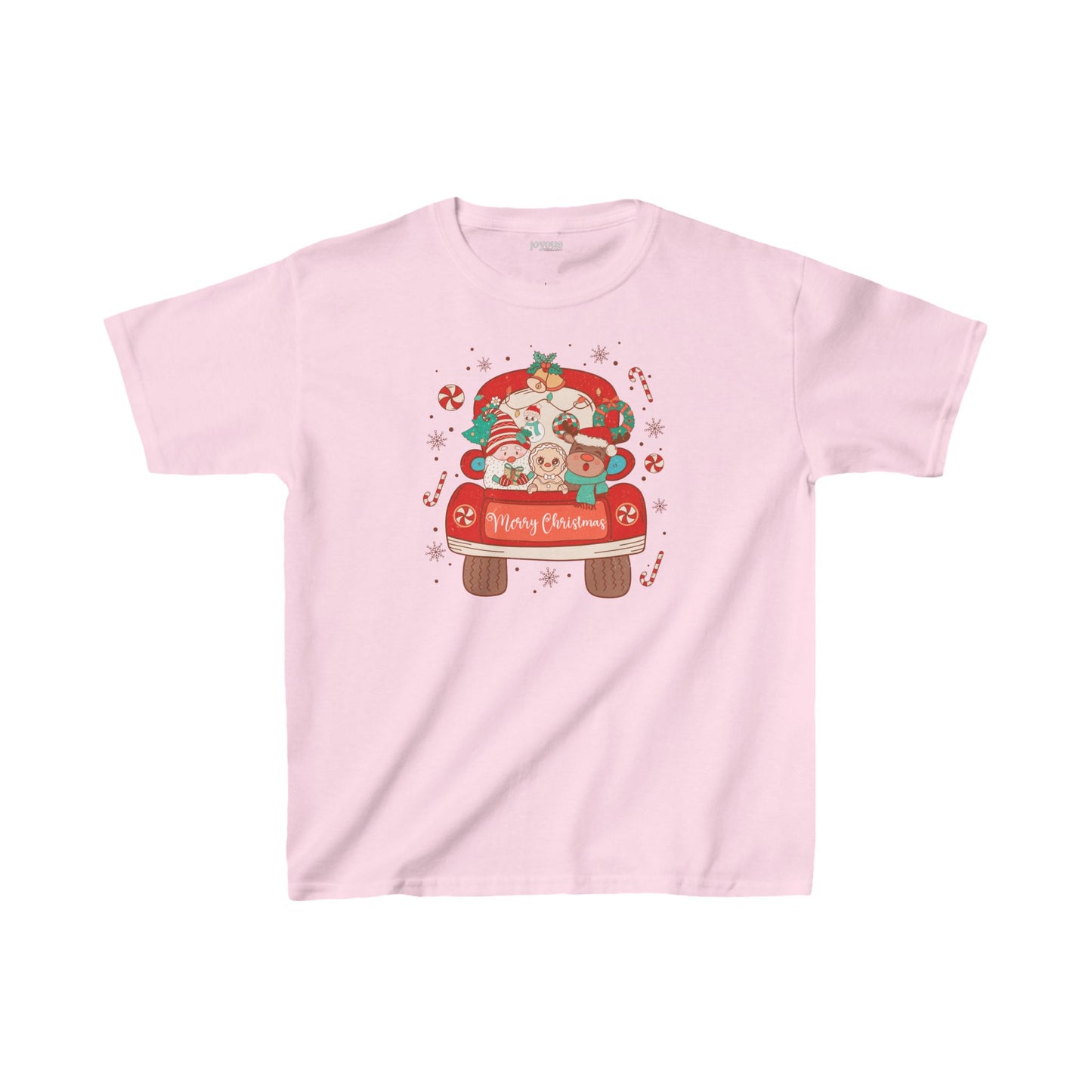 Merry Christmas Youth Christmas Shirt - Retro Christmas Tee