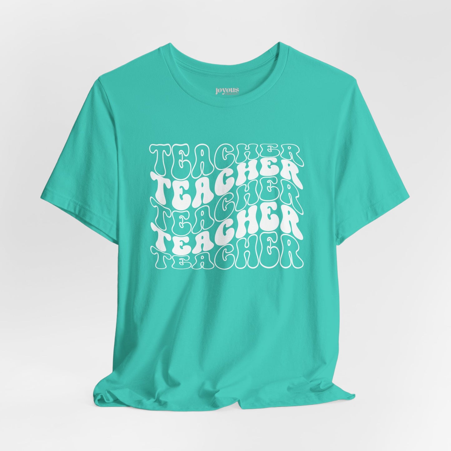 Groovy Teacher Soft Cotton Tee for School Teachers