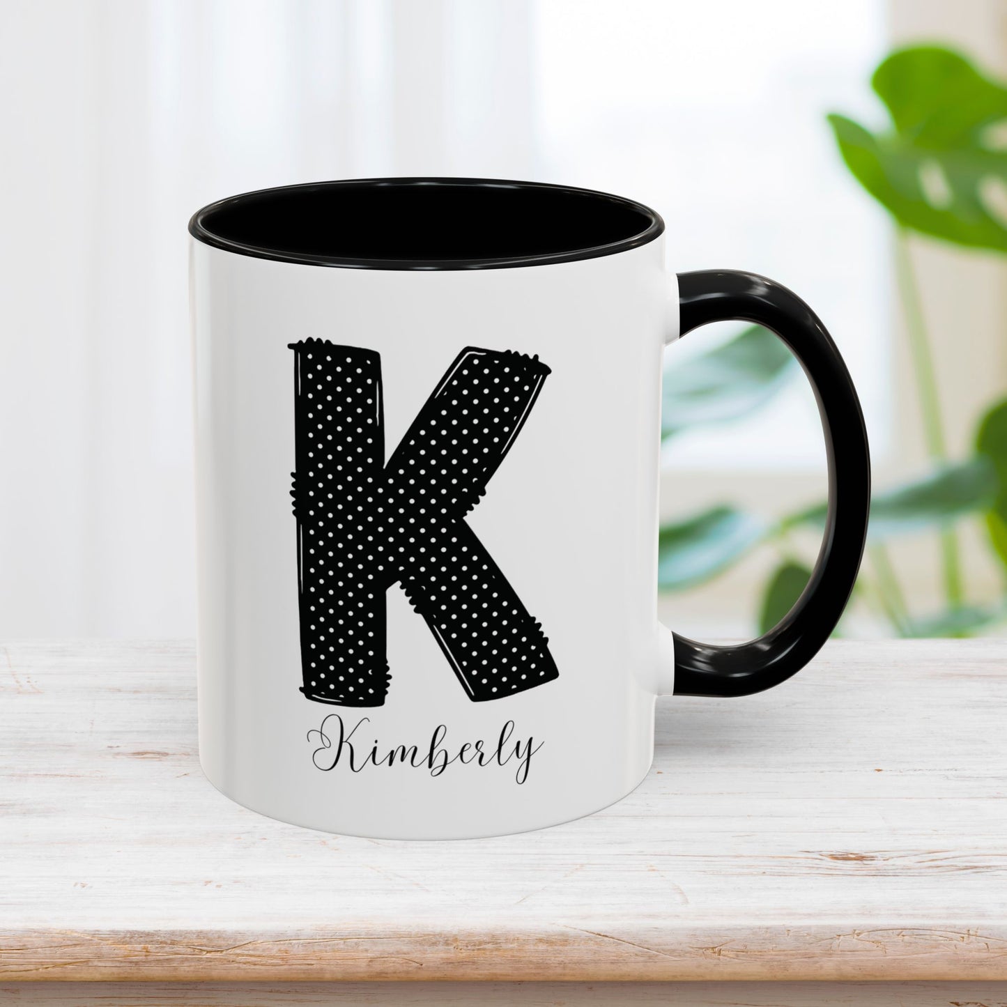 Custom Name Initial Letter Mug - Personalized Gifts A-Z