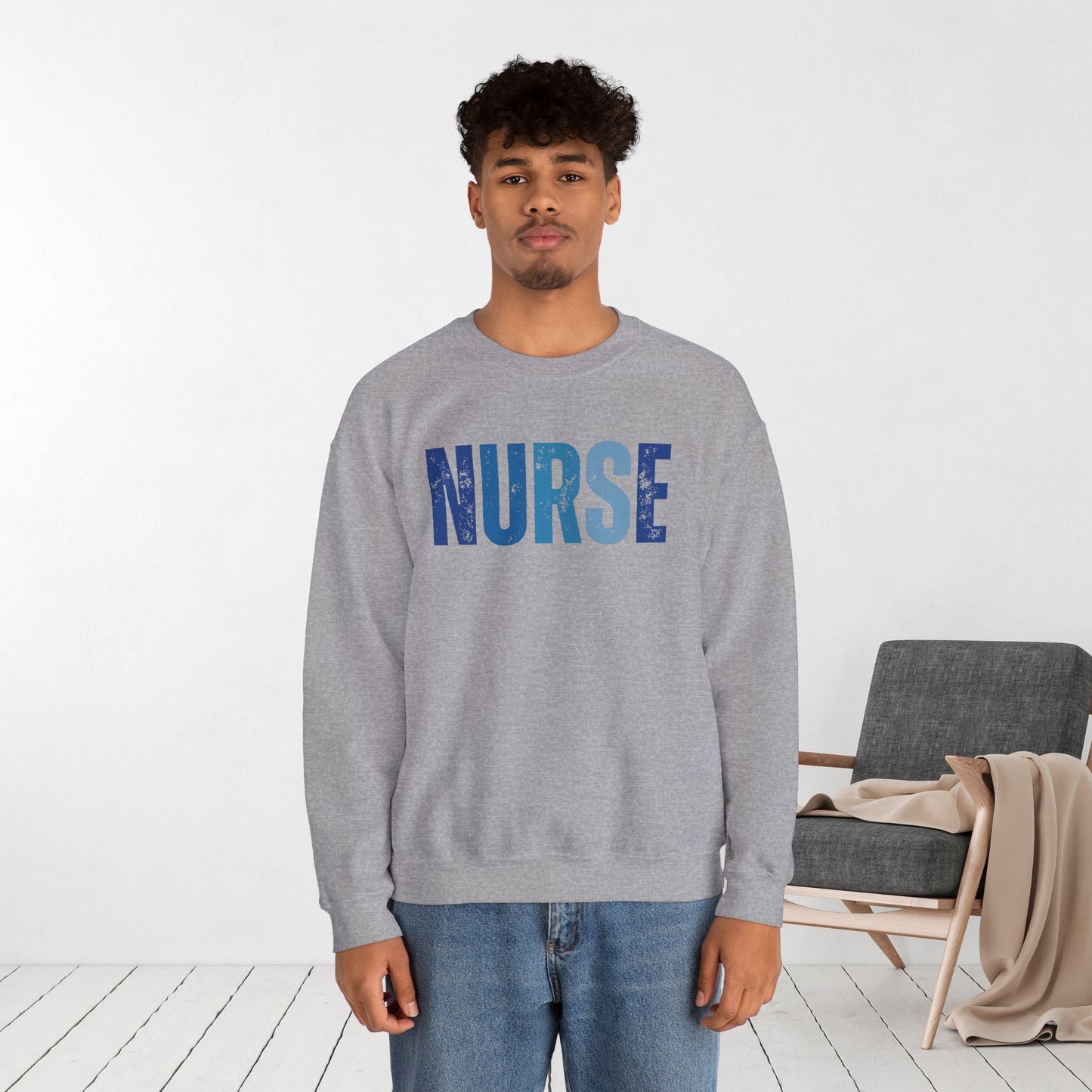 Retro Nurse Sweatshirt for Registered Nurse