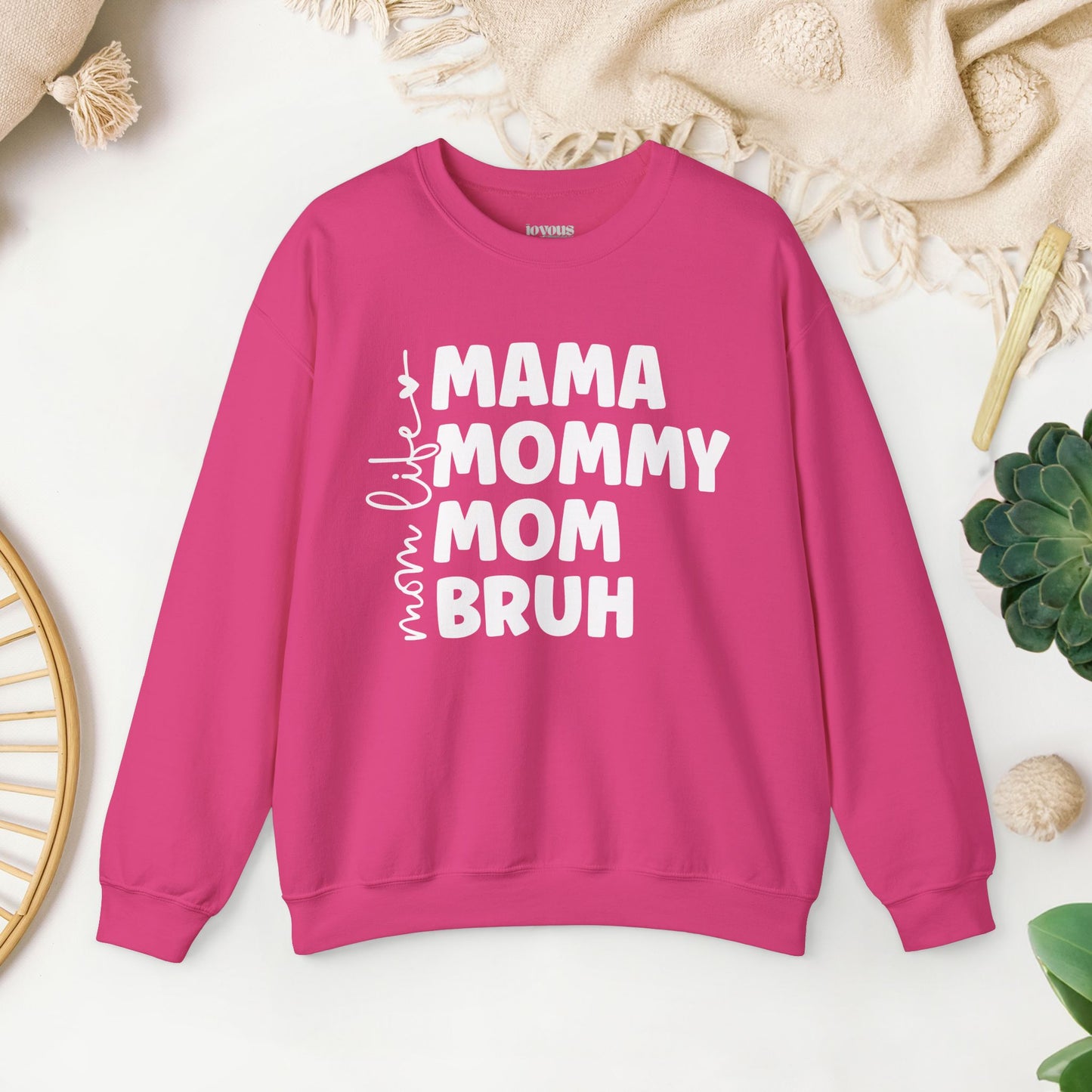 Mom Life Sweatshirt - Mama Crewneck Pullover