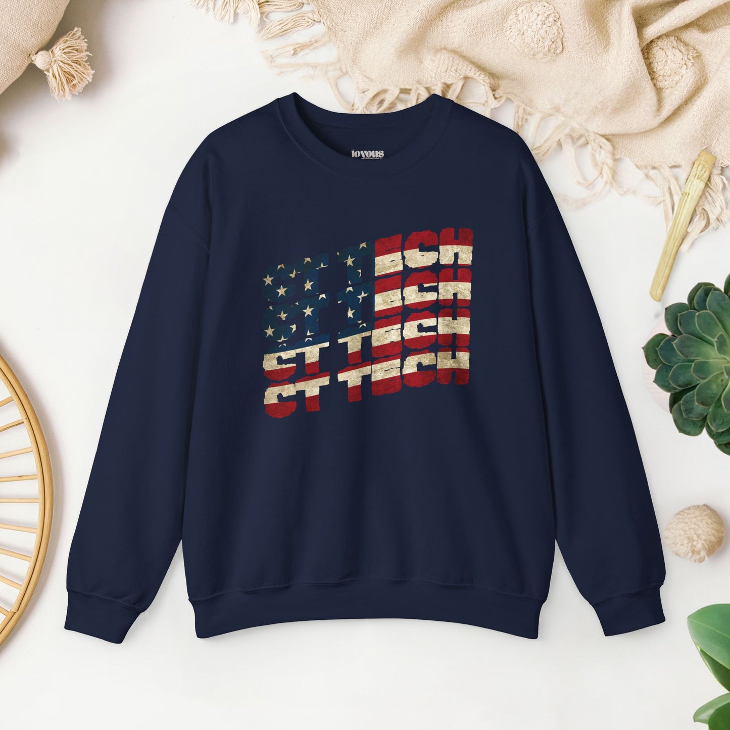 USA Flag CT Tech Sweatshirt - 4th of July CT Technologist Sweater