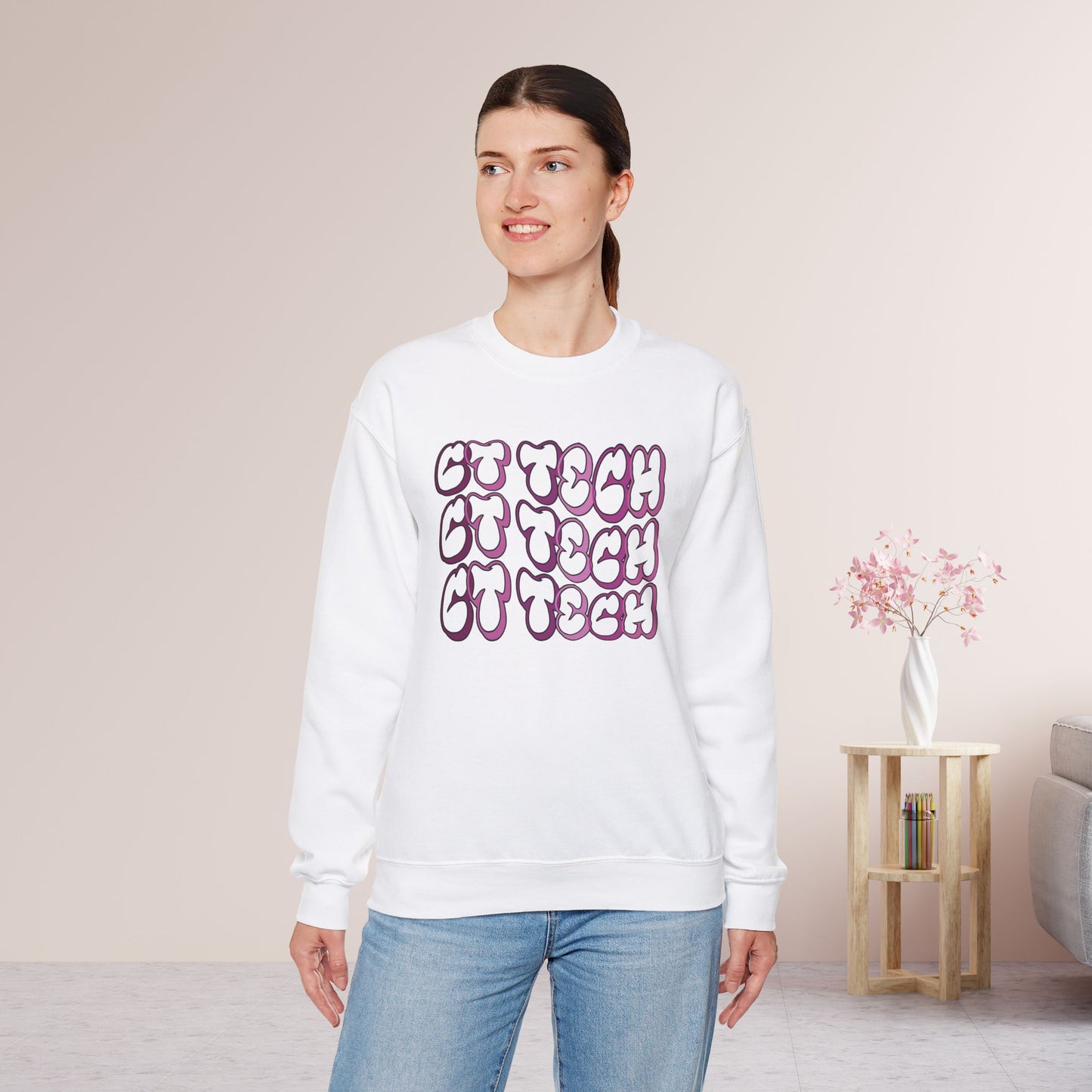 Groovy Purple CT Tech Sweatshirt - CT Technologist Sweater