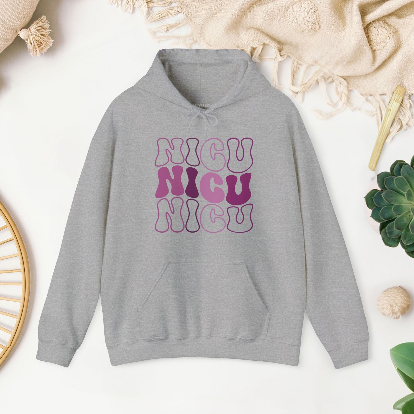 Groovy NICU Hoodie - Neonatal ICU Nurse Hoodie