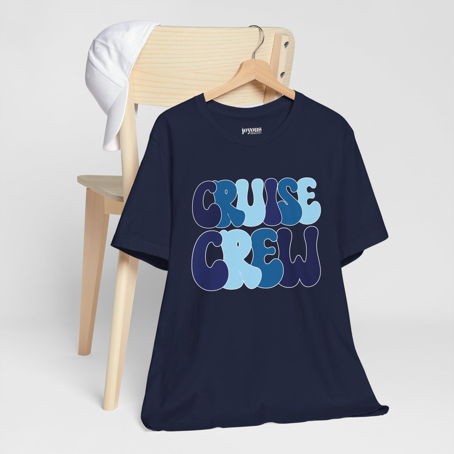Blue Cruise Crew Shirt - Family Cruise Vacation Soft Cotton Tee
