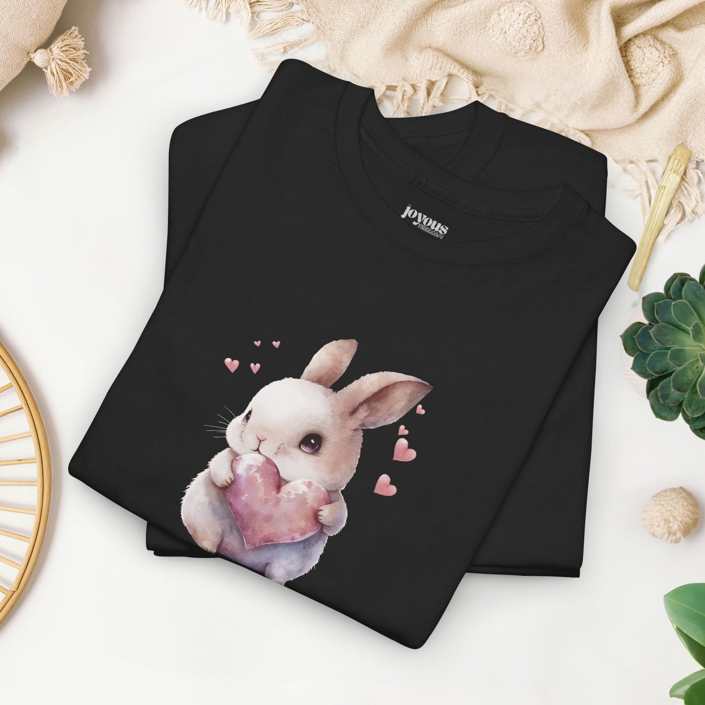 Valentine's Day Teacher Shirt - No Bunny Compares to You Heavy Cotton Tee