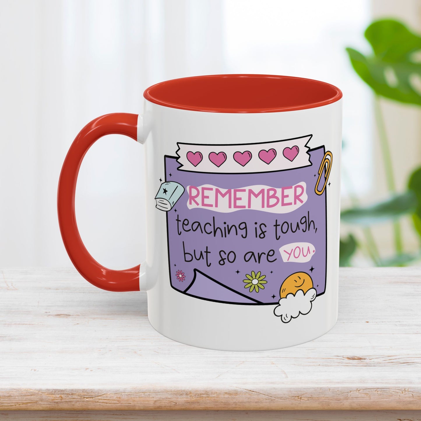 Trendy Motivational Teacher Mug