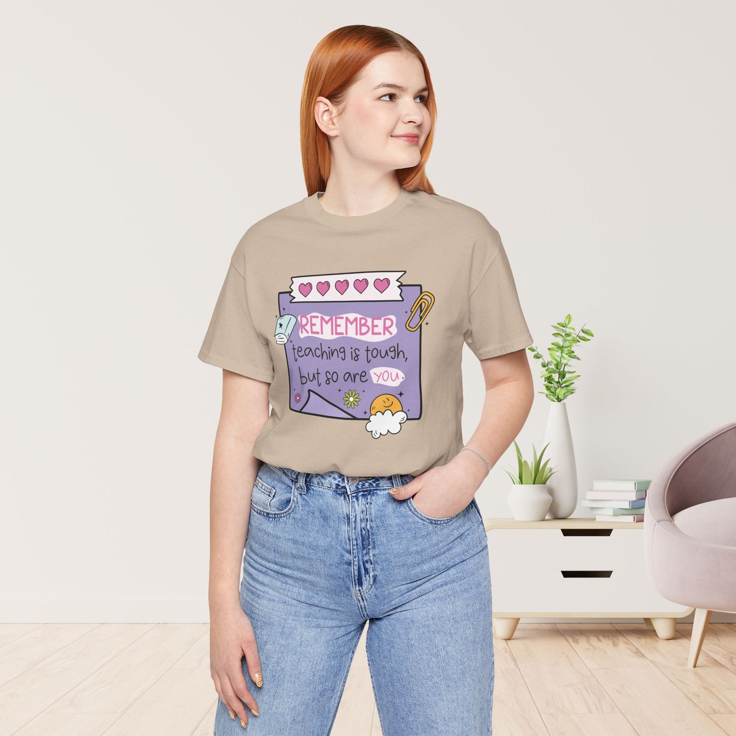 Trendy Motivational Teacher Soft Cotton Tee
